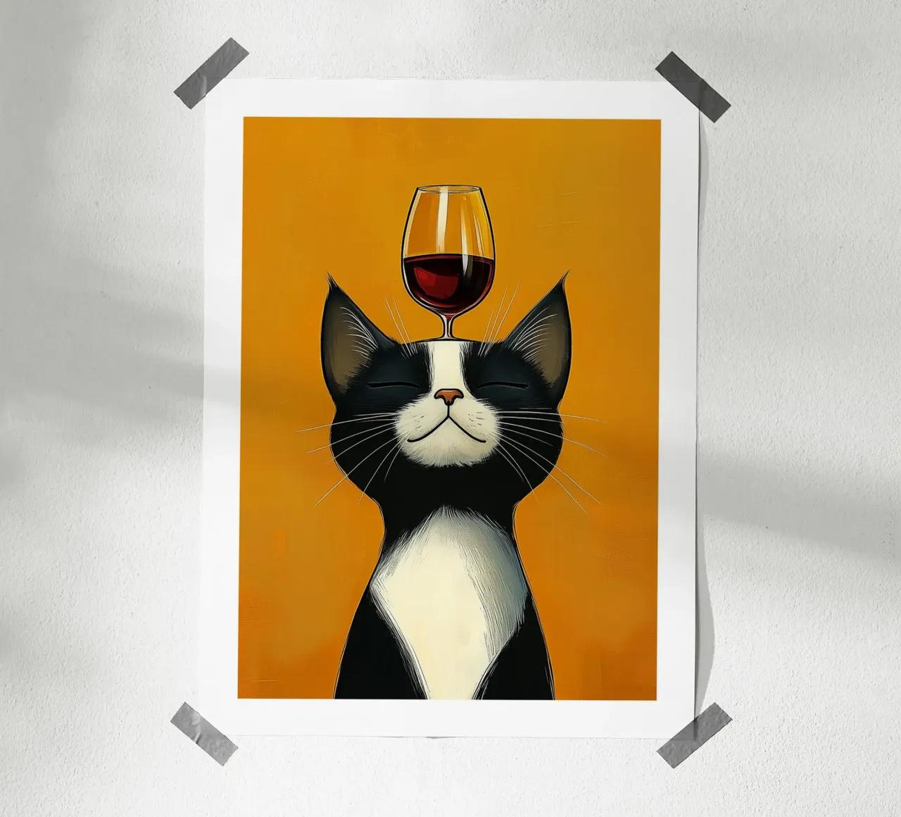 Gatto e vino carta hahnemühle da Spice & Style