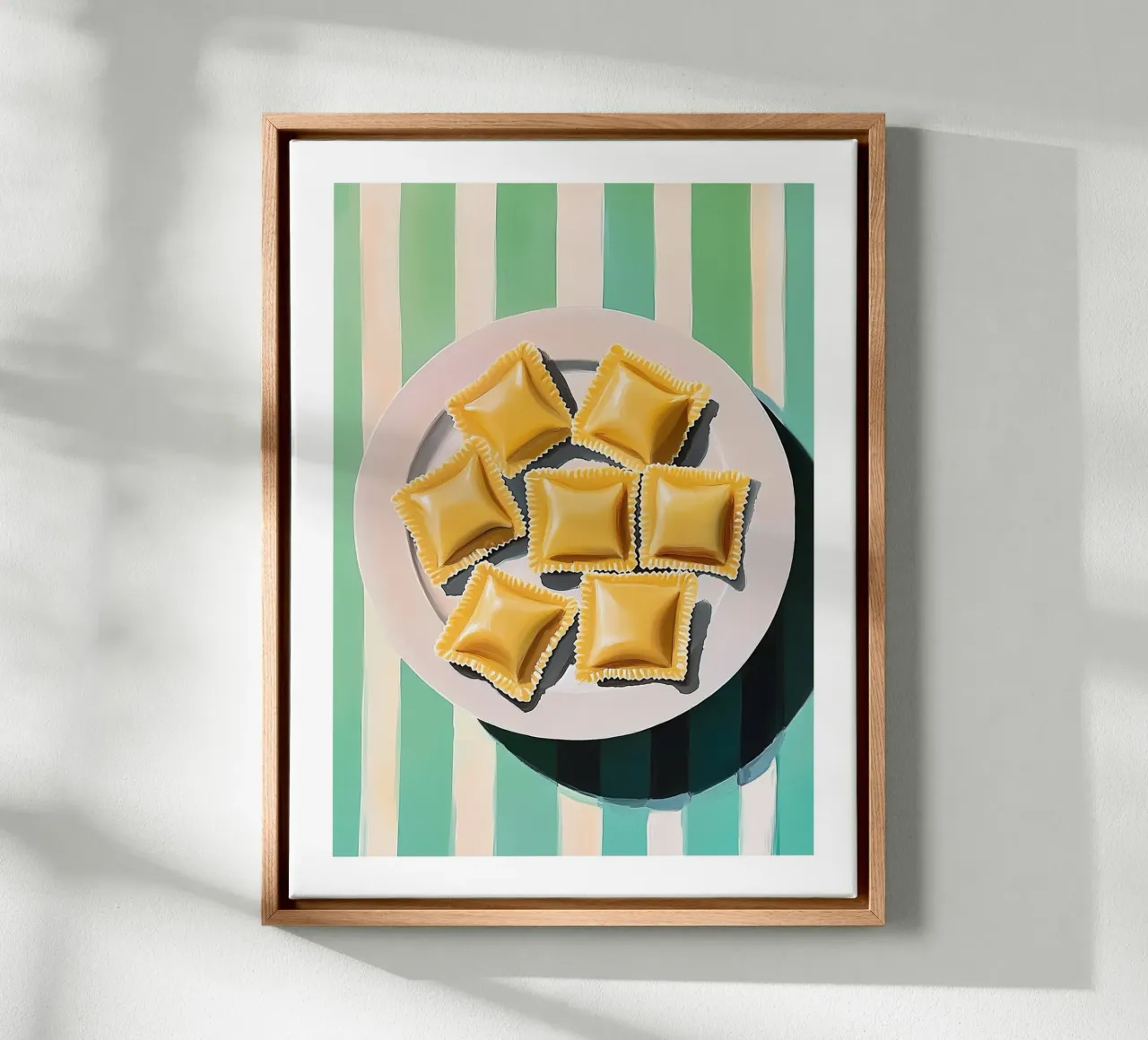 Ravioli freschi tela con Cornice a cassetta da Spice & Style