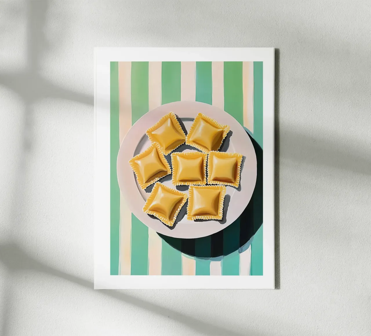 Ravioli freschi tela con Cornice a cassetta da Spice & Style