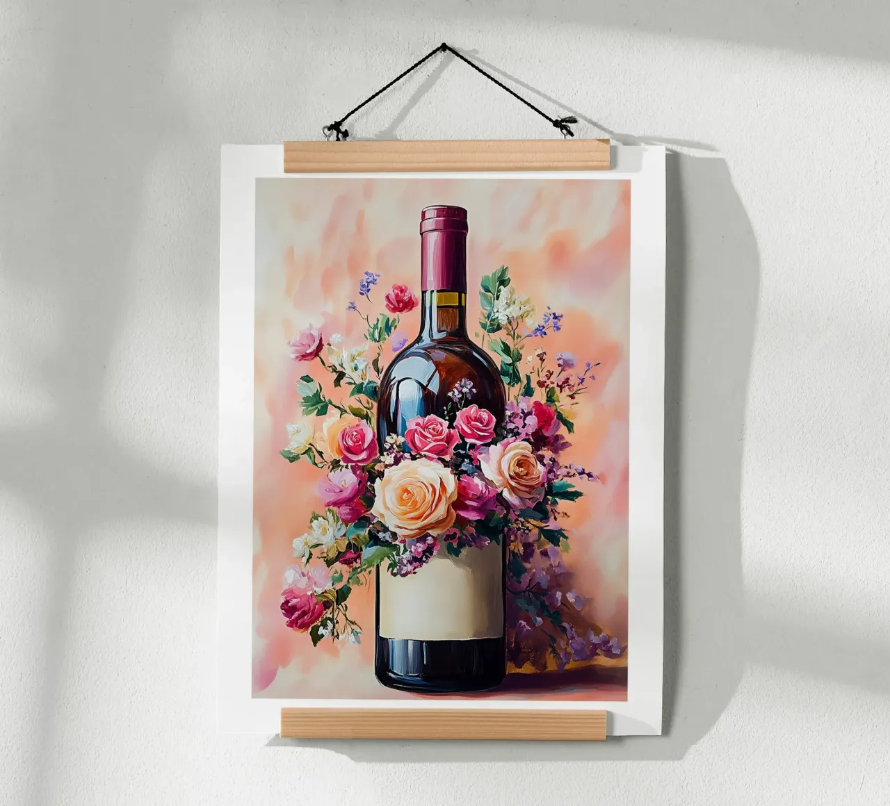 Vino e fiori poster da Spice & Style