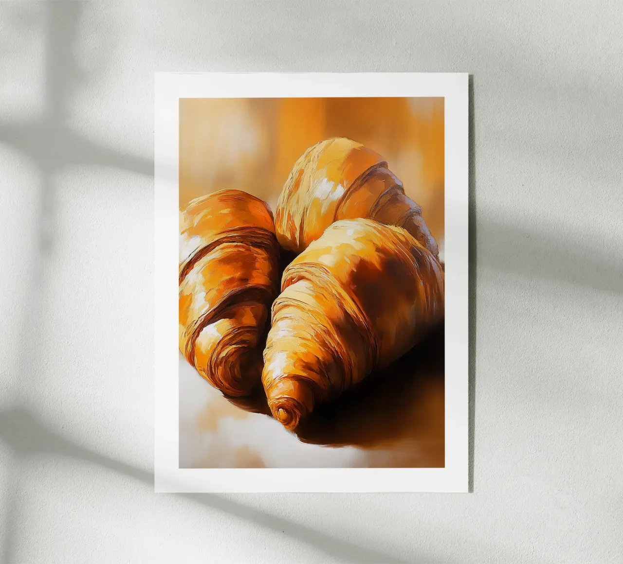 Golden Croissants acrylic glass by Spice & Style
