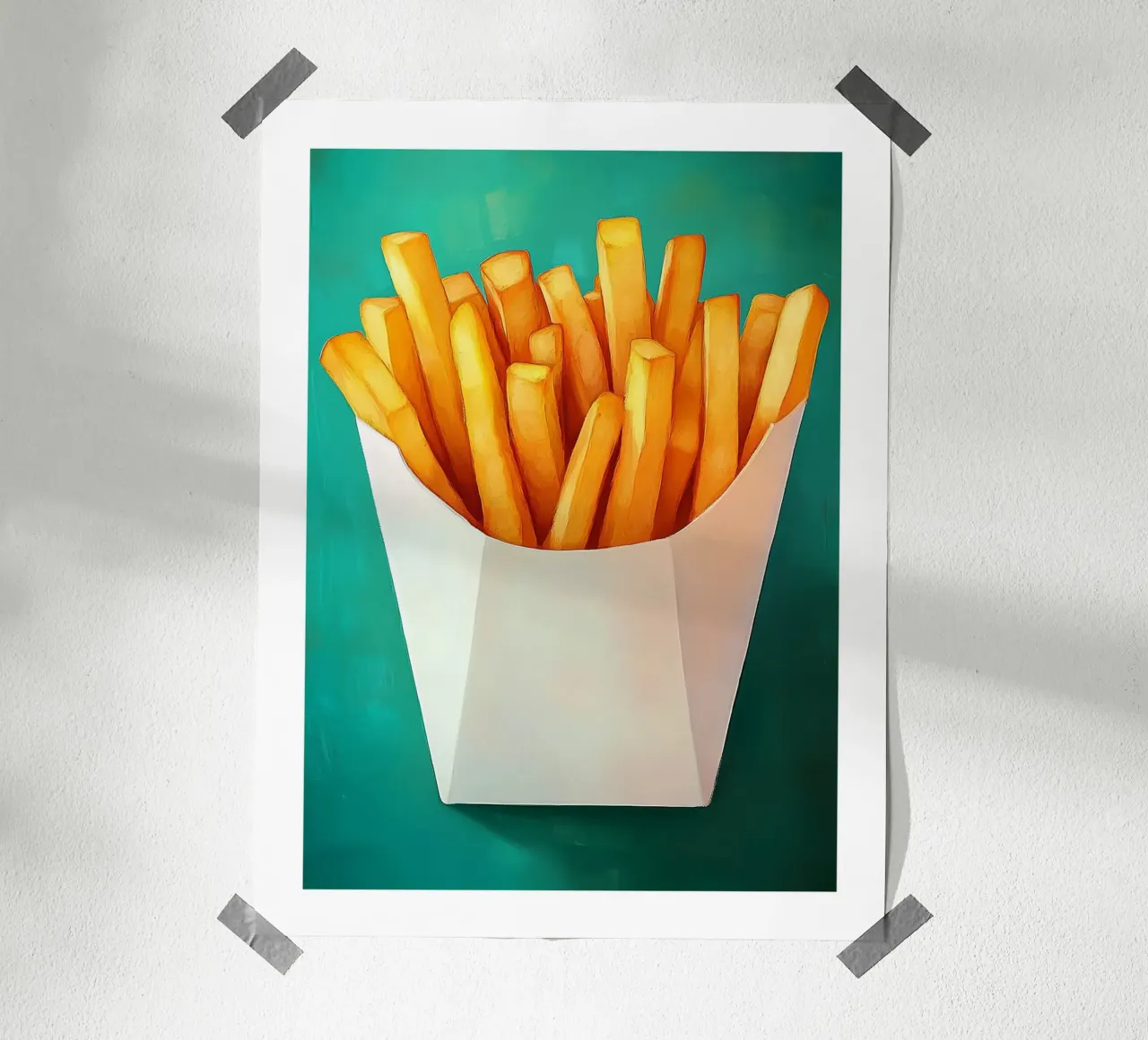 Patatine fritte dorate carta hahnemühle da Spice & Style