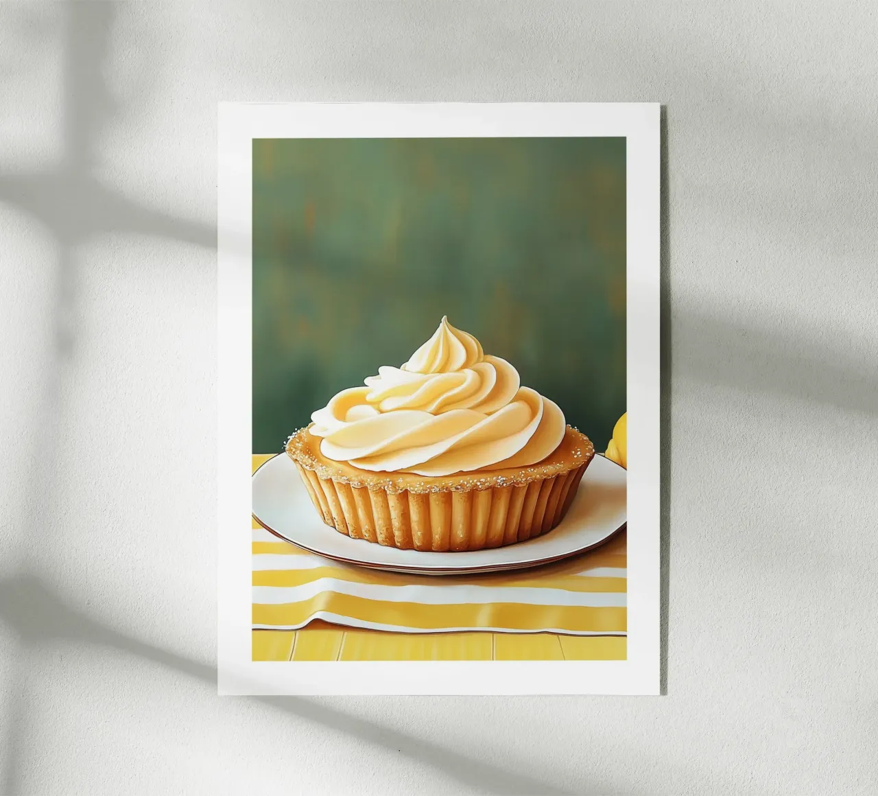 Crostata al limone plexiglass da Spice & Style