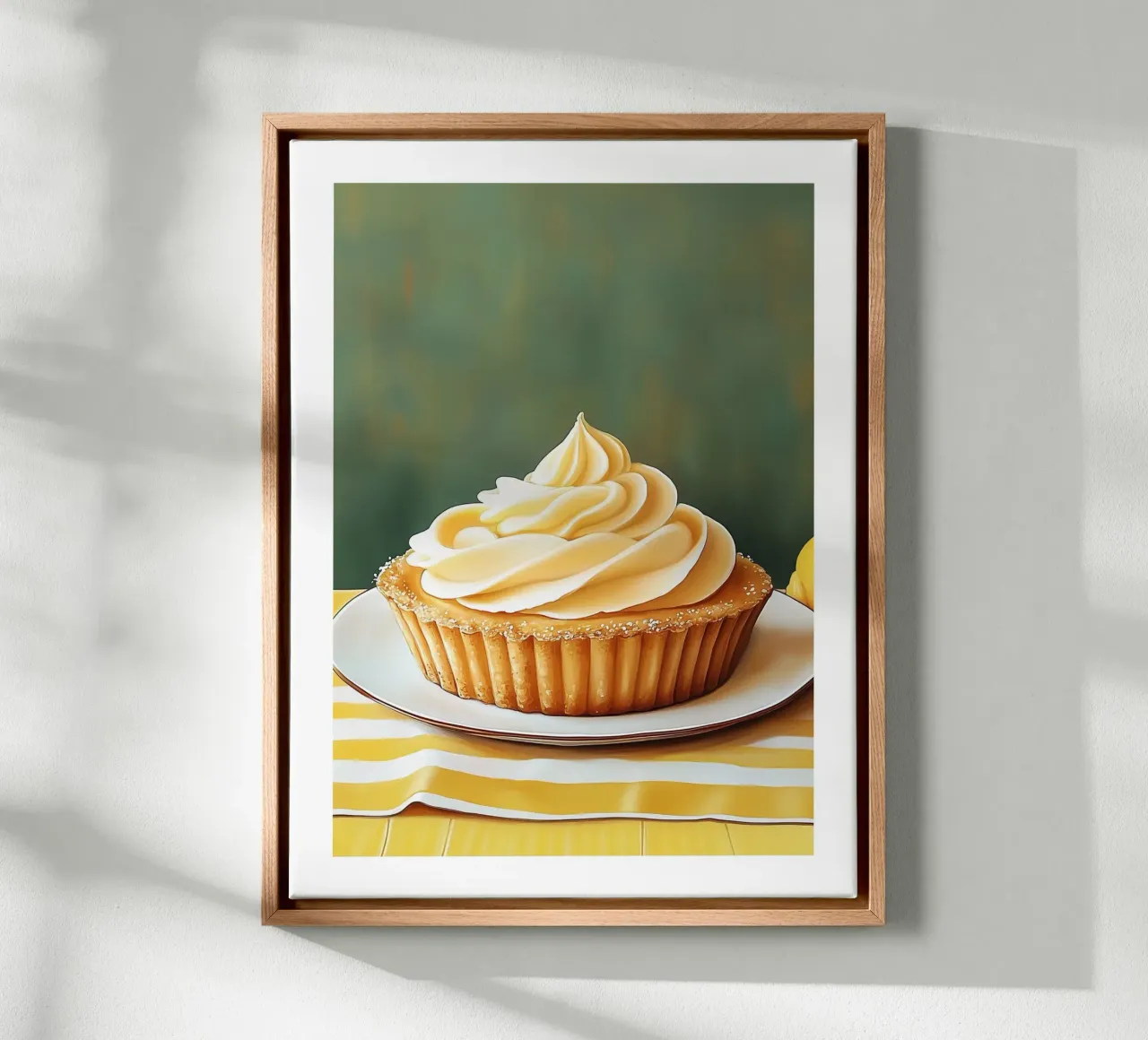 Crostata al limone tela con Cornice a cassetta da Spice & Style