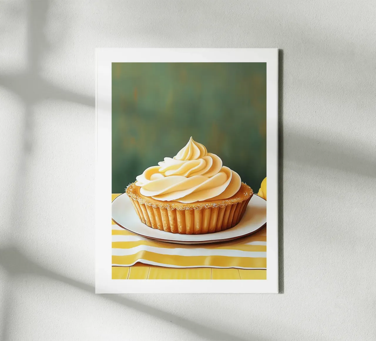 Crostata al limone tela con Cornice a cassetta da Spice & Style
