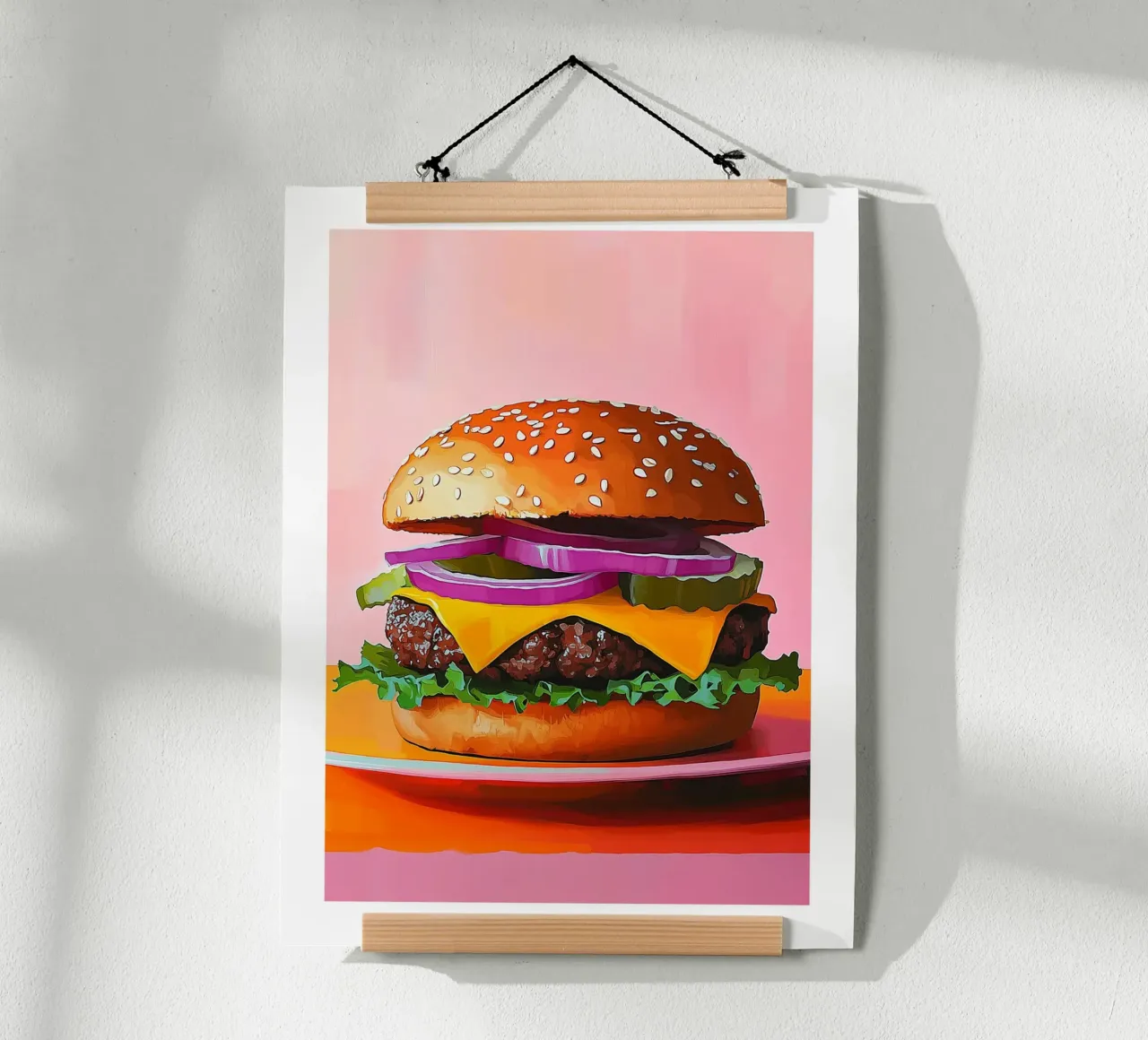 Hamburger appetitoso poster da Spice & Style