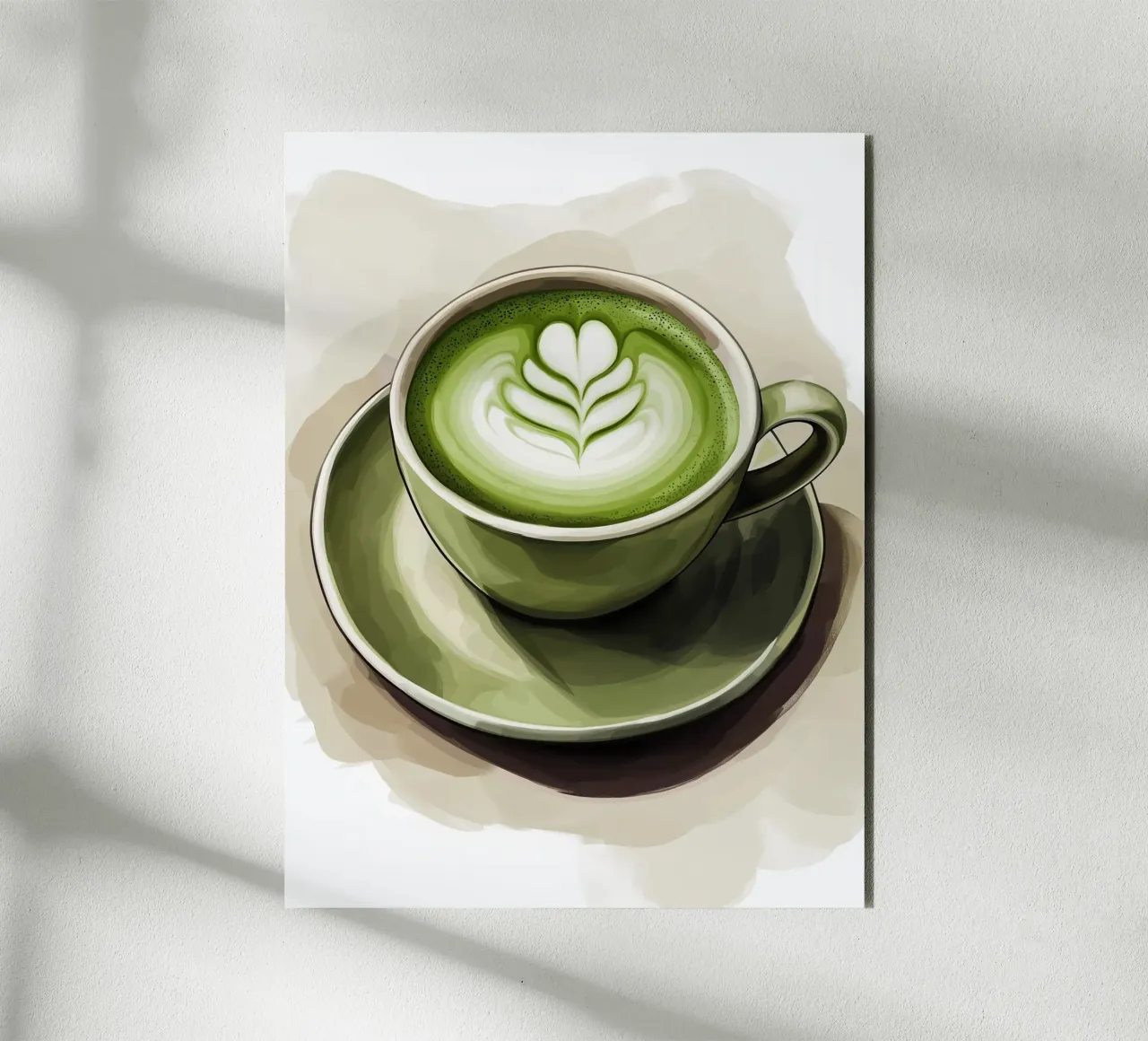 Latte Matcha alluminio dibond da Spice & Style