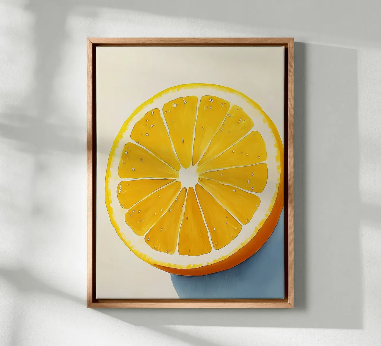 Lemon slice canvas by Spice & Style