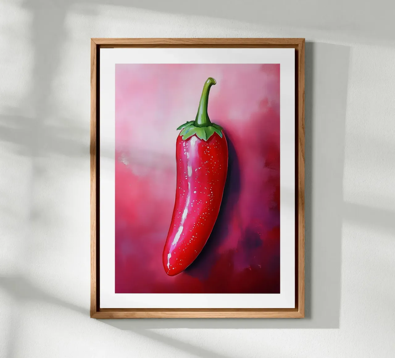 Pepe rosso alluminio dibond da Spice & Style