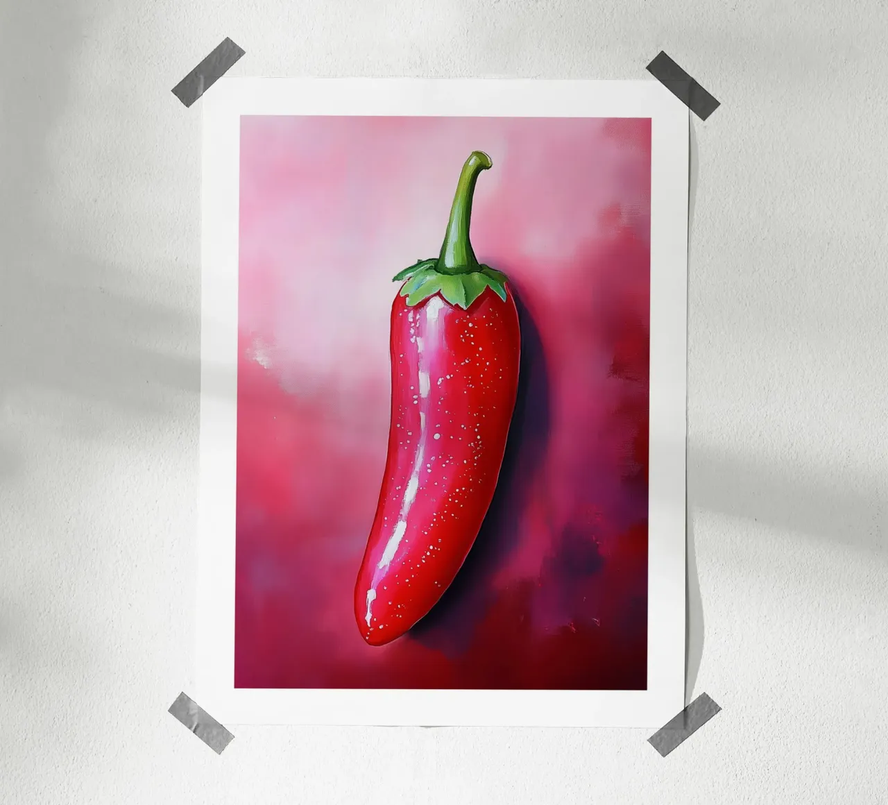 Pepe rosso carta hahnemühle da Spice & Style