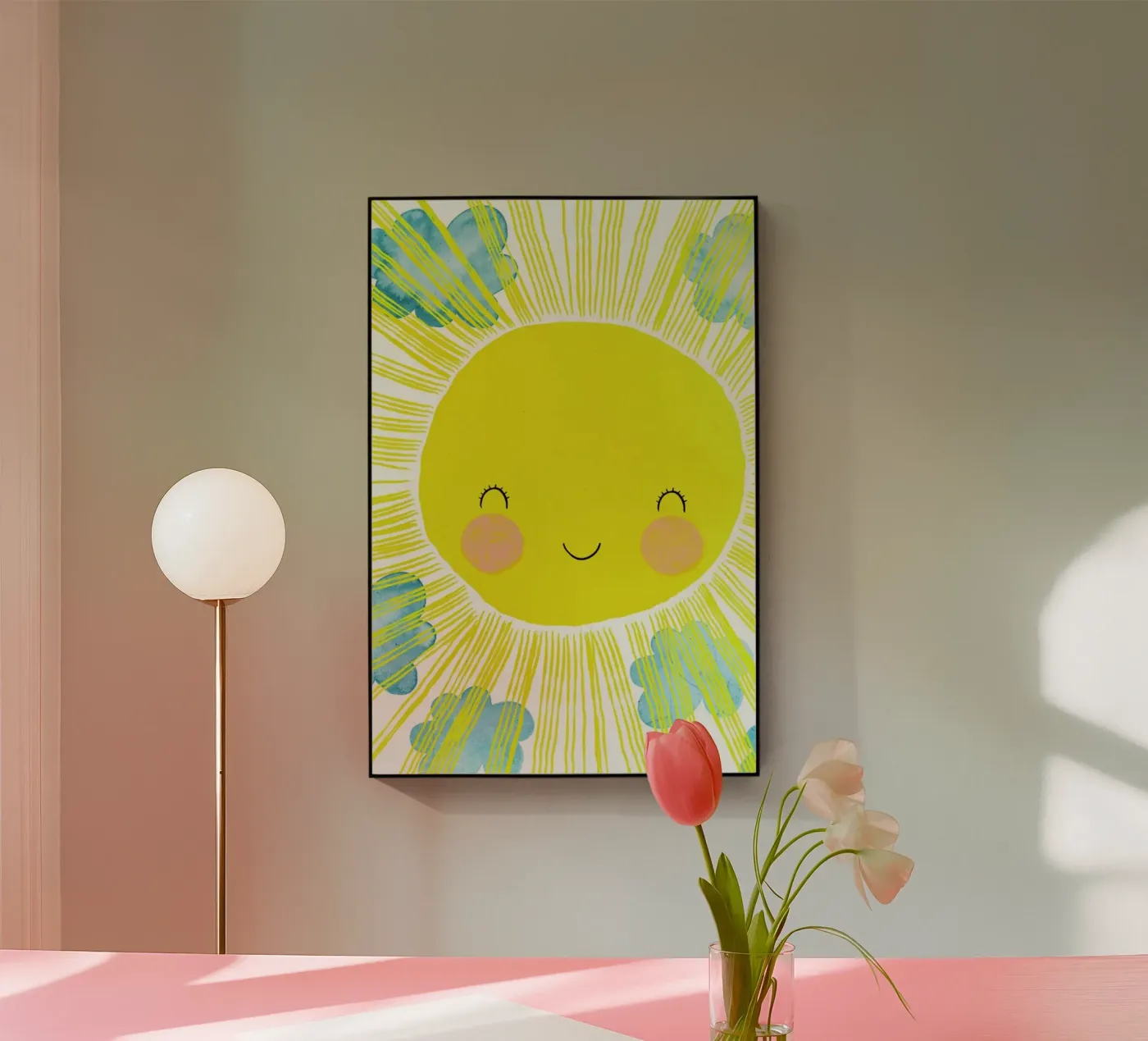 Matahari acrylic glass by treechild