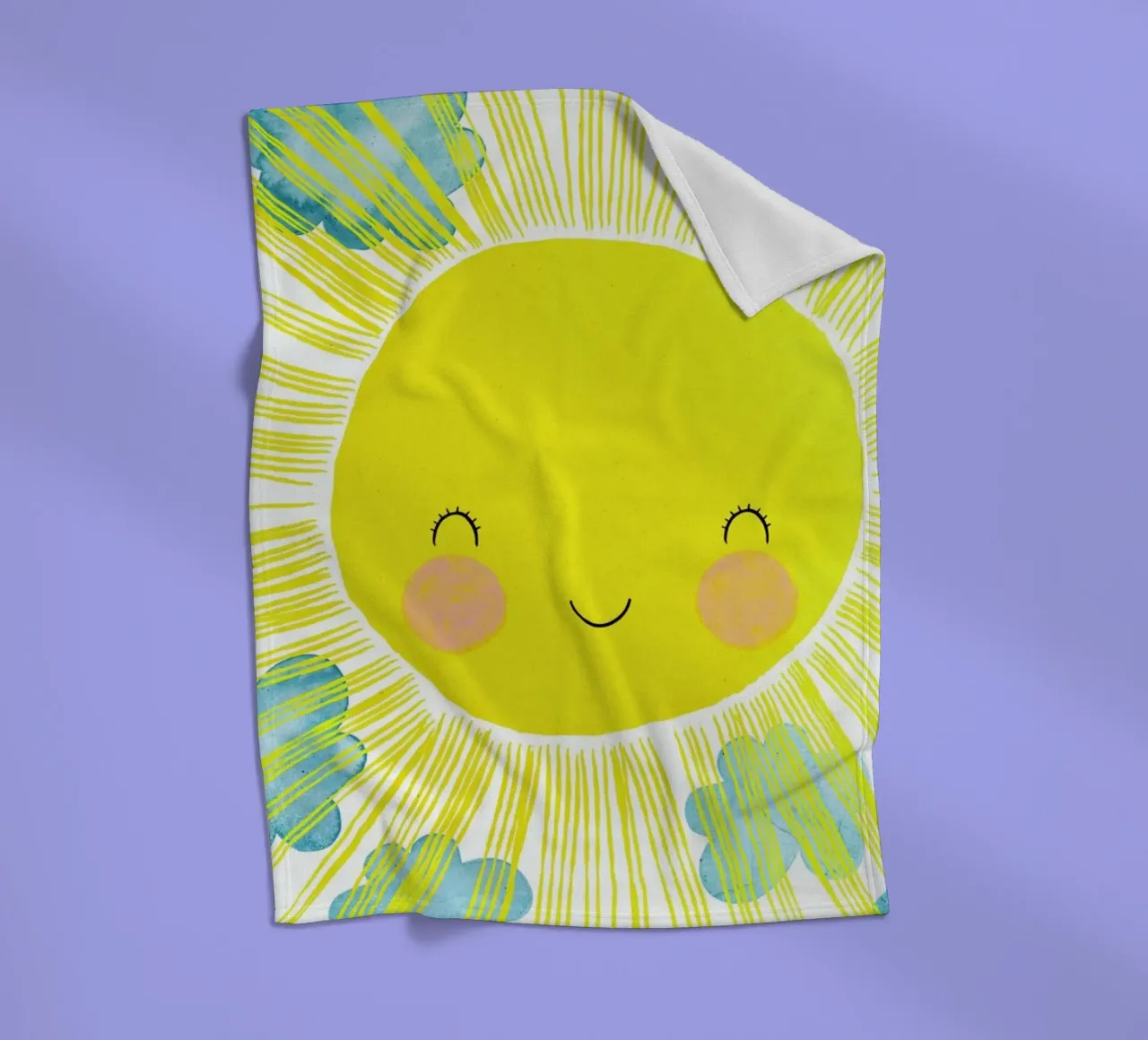 Matahari Fleecedecke von treechild