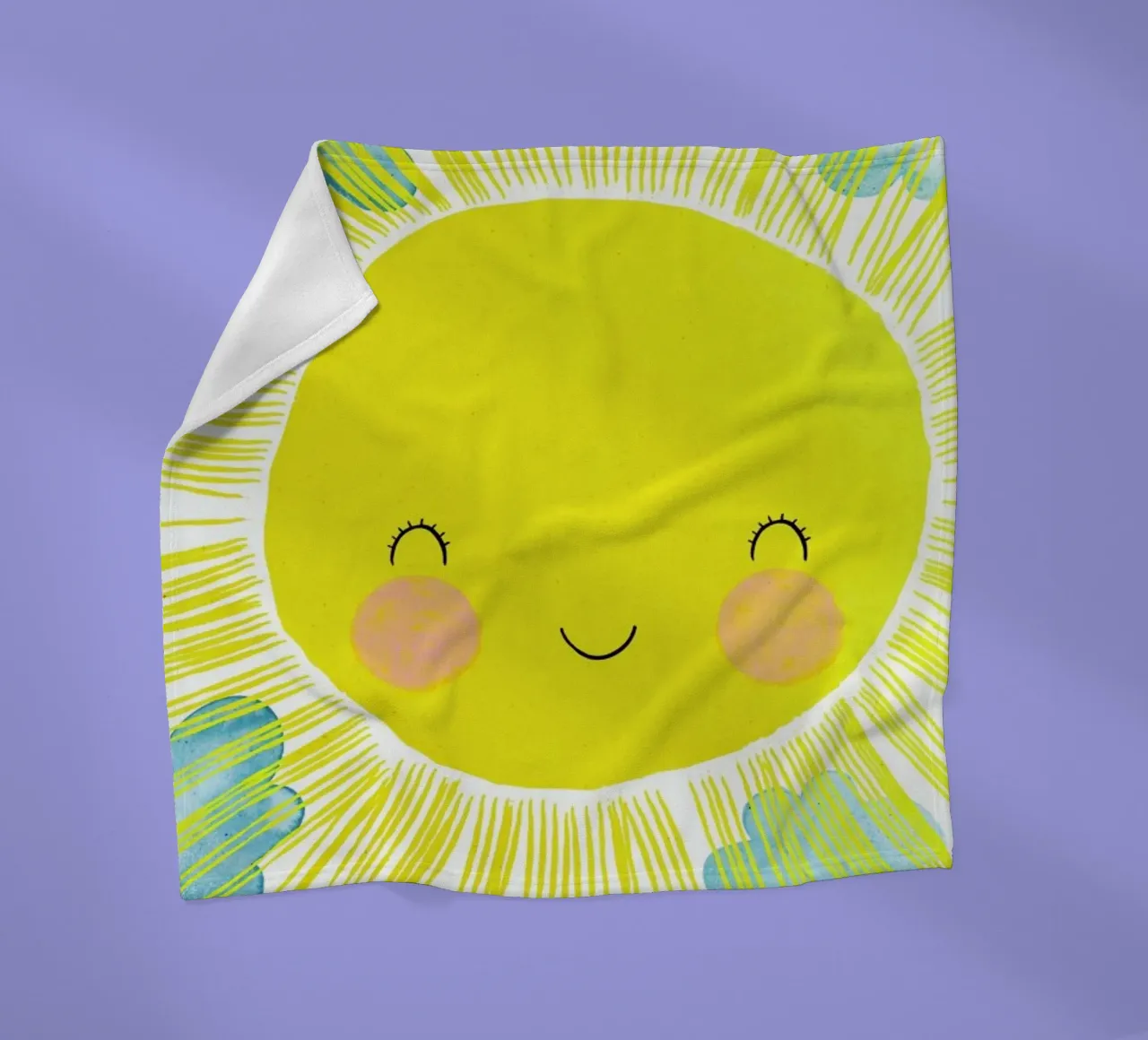 Matahari Fleecedecke von treechild