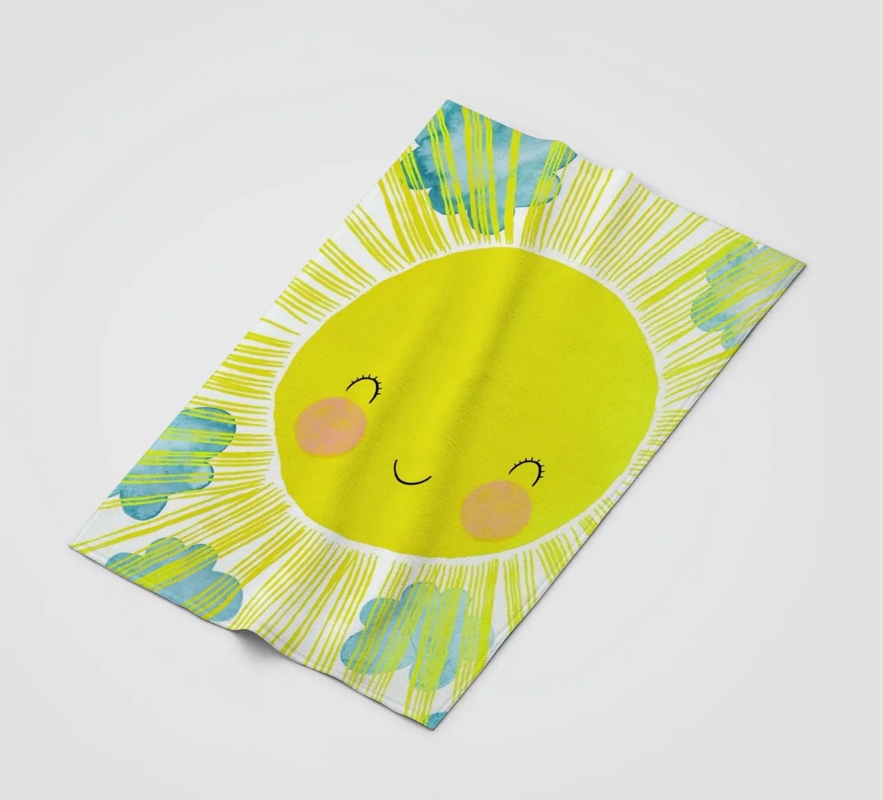 Matahari Fleecedecke von treechild