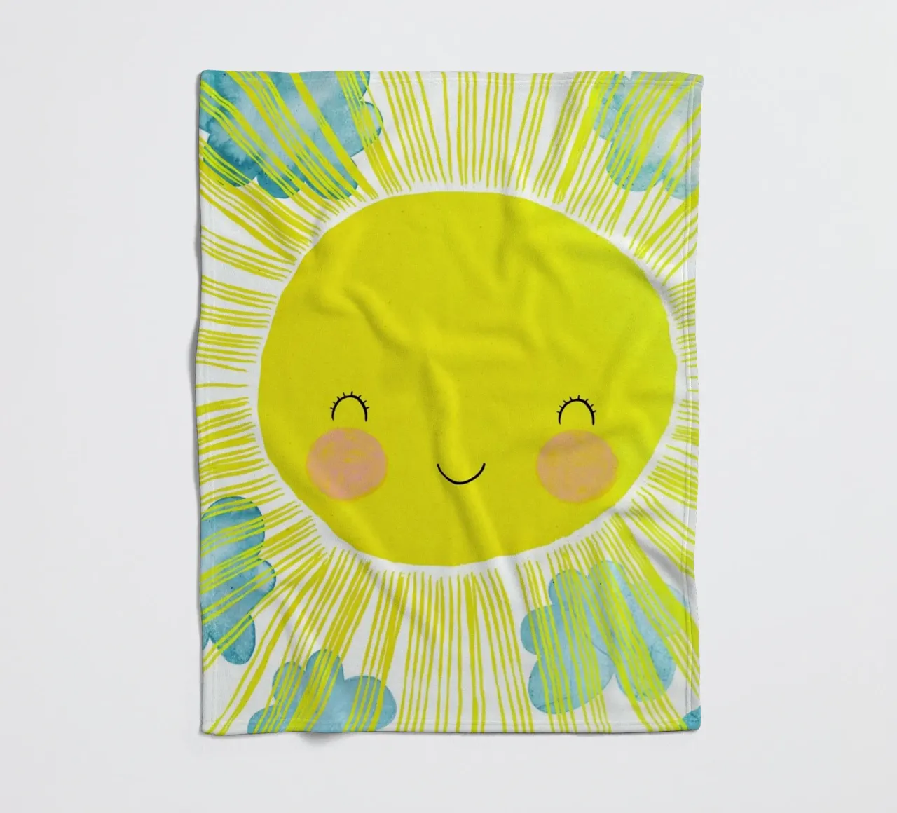 Matahari Fleecedecke von treechild