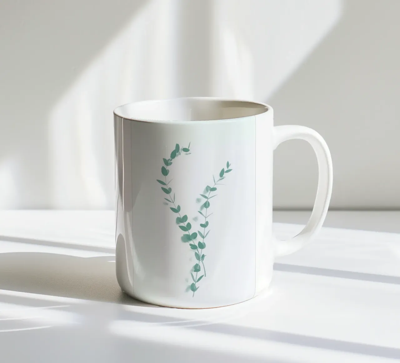 Foglioline I tazza in ceramica da Elena Veronese