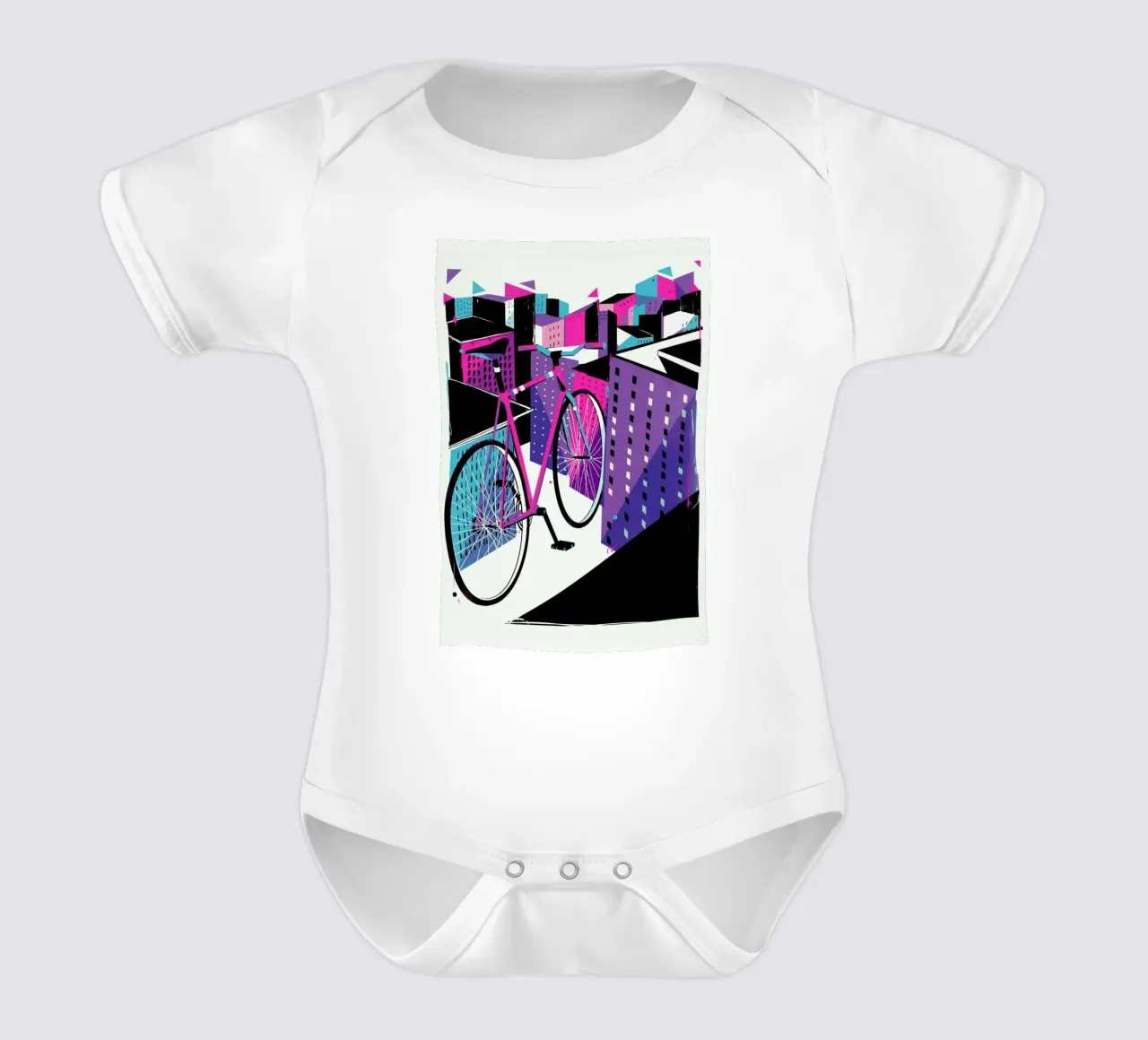 Bicycle body neonato maniche corte da Pietari Posti