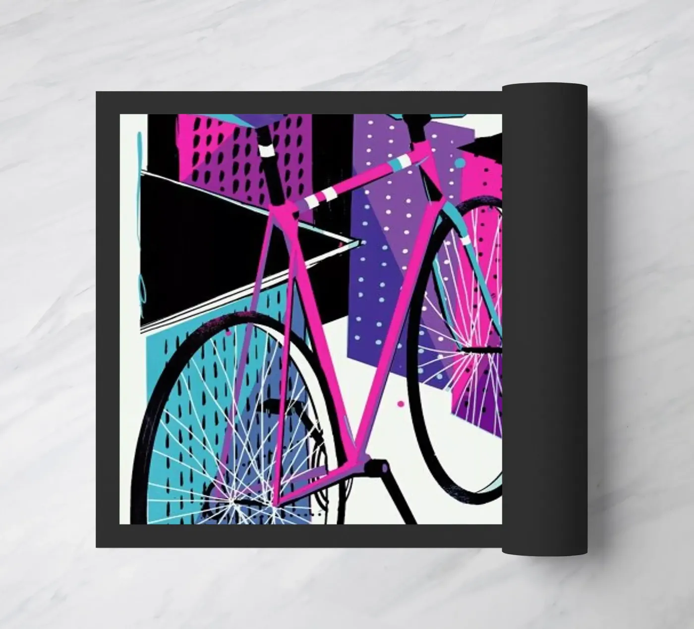 Bicycle deurmat van Pietari Posti