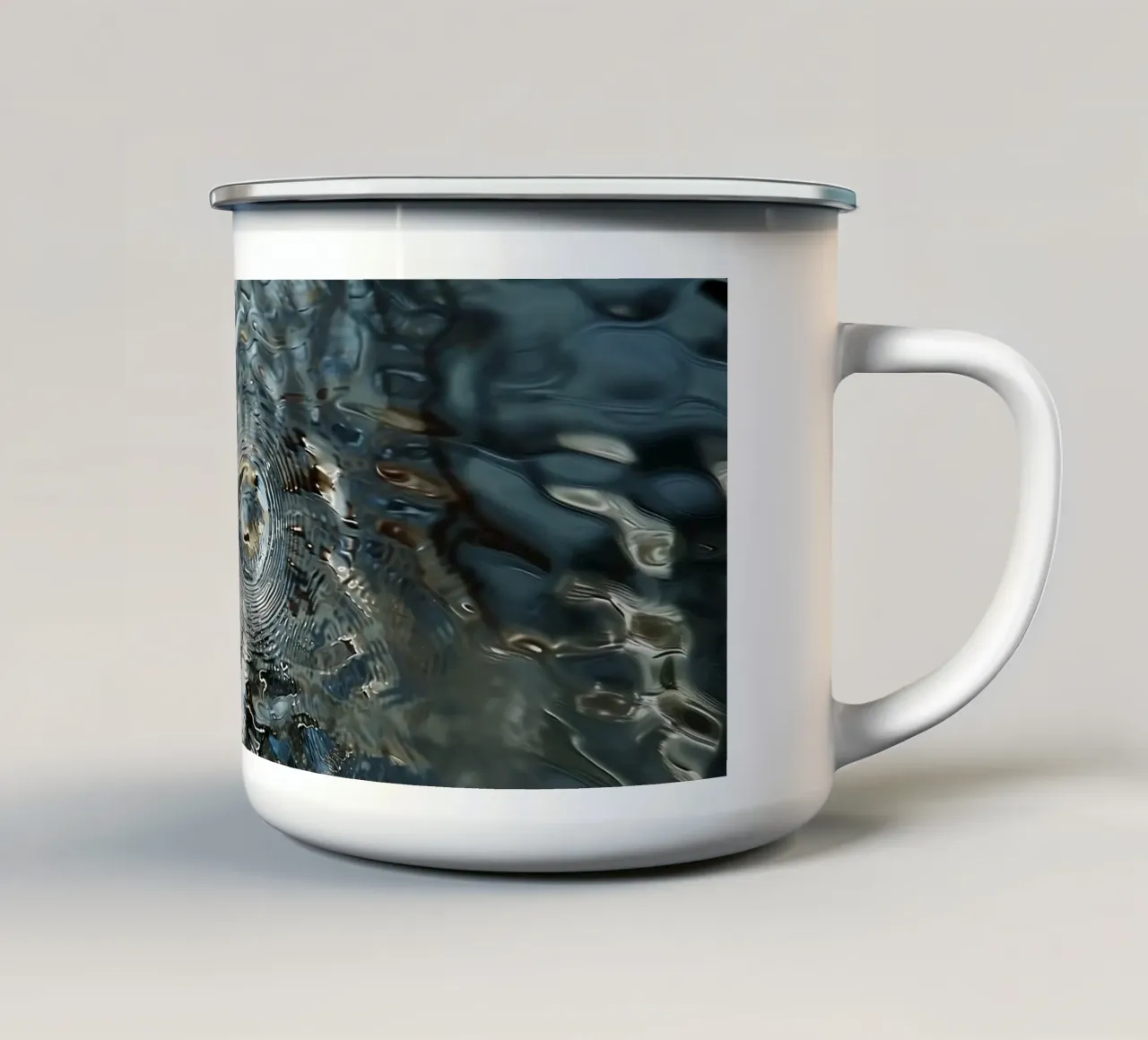 Shapes of water - icon tazza in smalto da The Quiet Senju