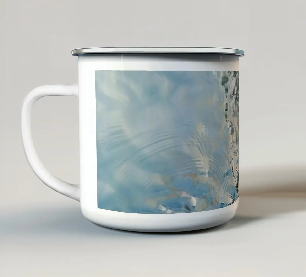 Shapes of water - icon tazza in smalto da The Quiet Senju