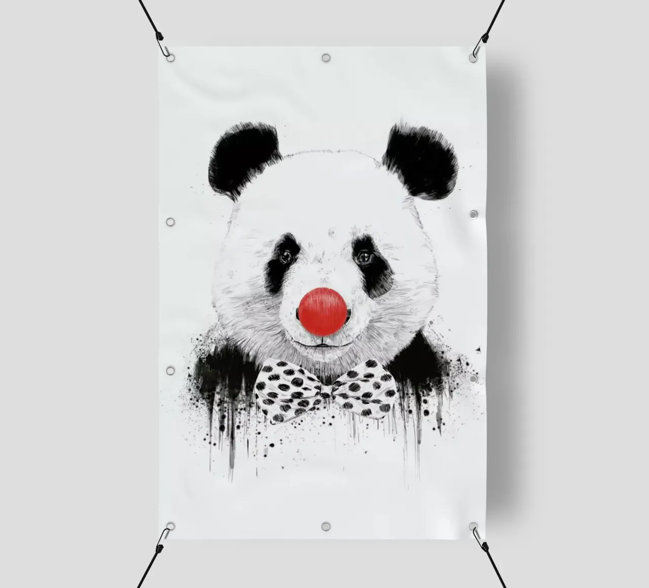 Clown Panda telo in pvc da Balazs Solti