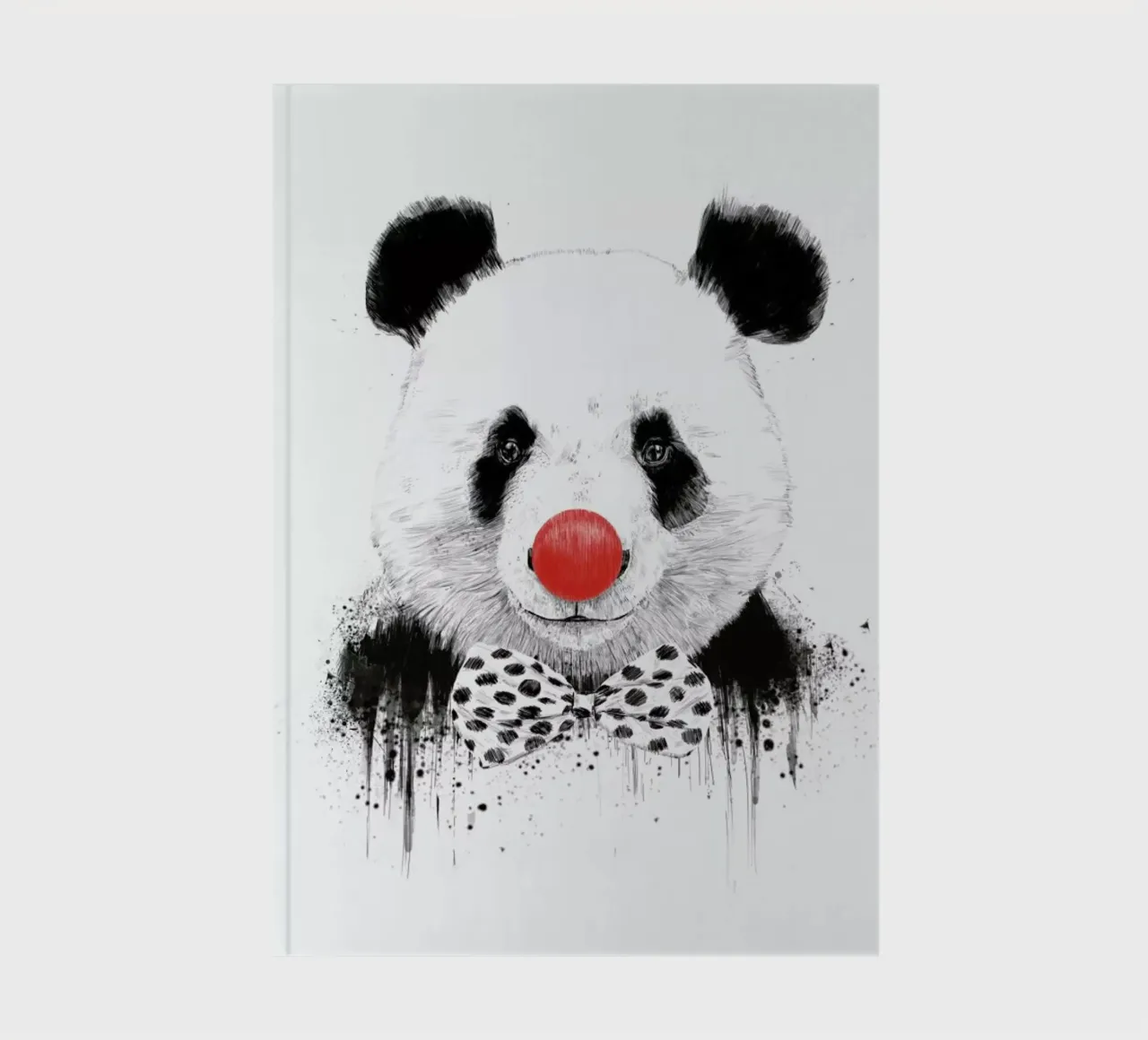 Clown Panda notebook by Balazs Solti