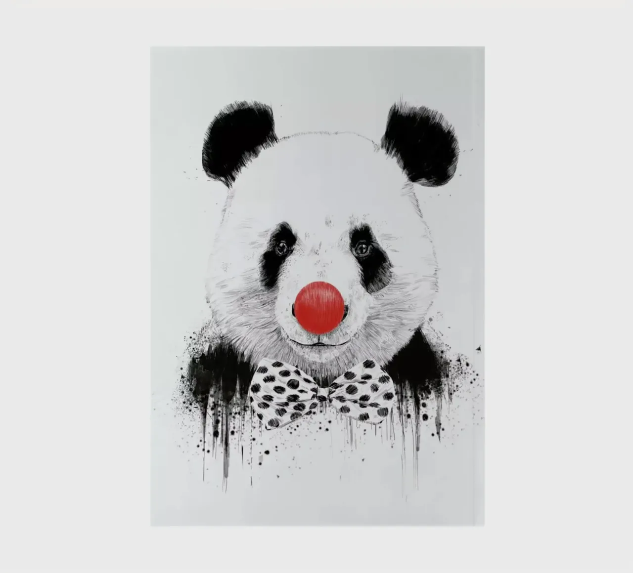 Clown Panda notebook by Balazs Solti