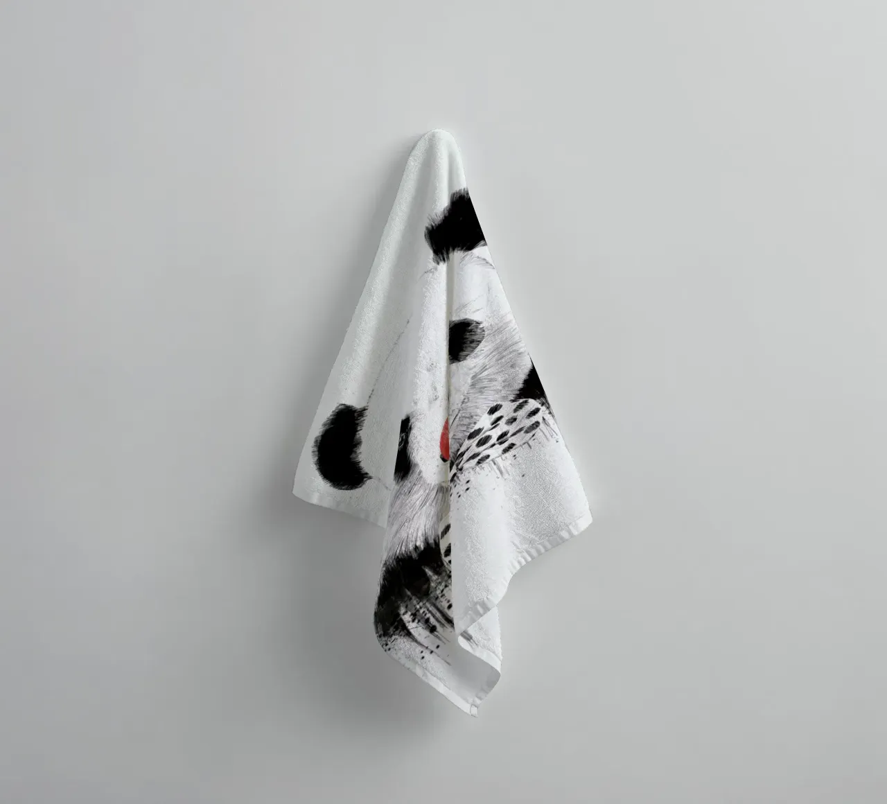 Clown Panda asciugamano da bagno da Balazs Solti