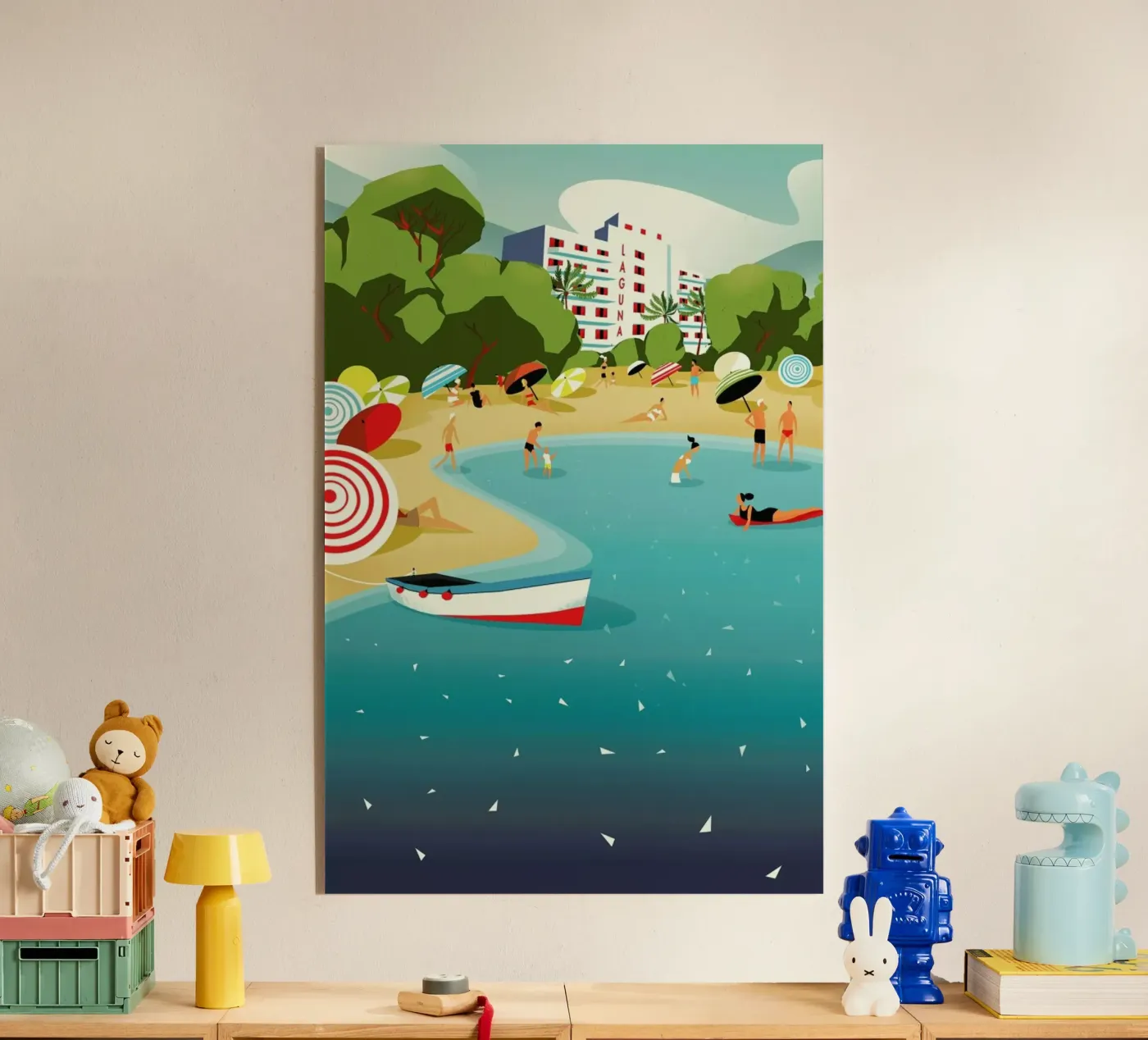 Mediterranean acryl van Pietari Posti