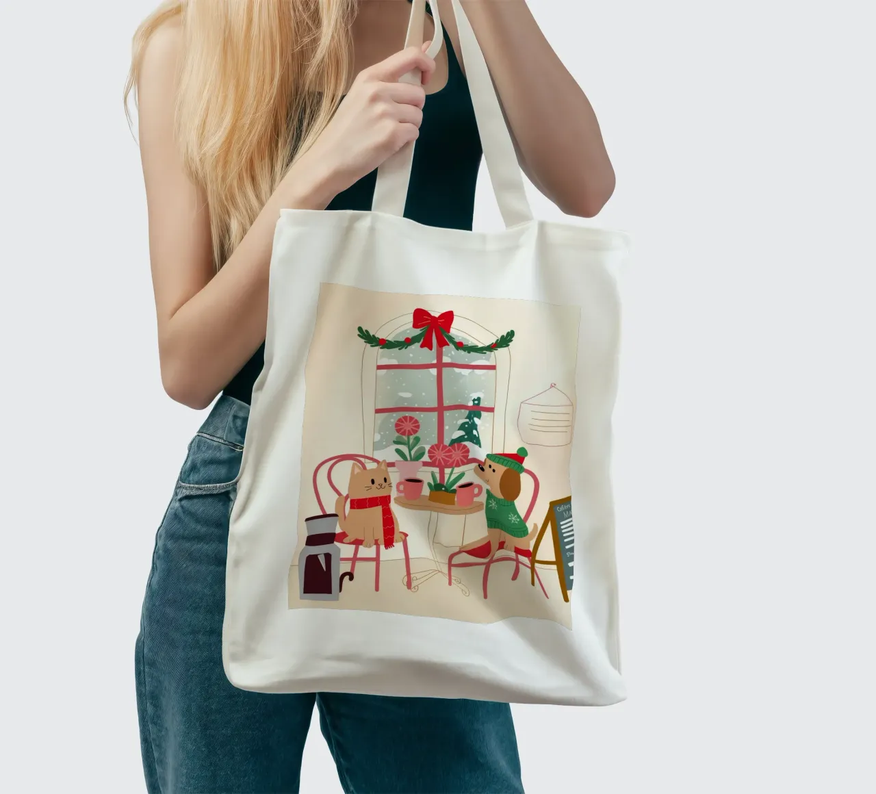 Compagni di festa borsa in juta da Artie Shifa