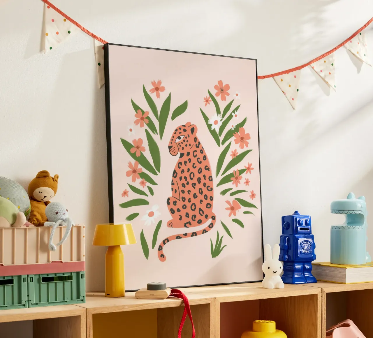 Geblümter Leopard Forex-Platte von Artie Shifa