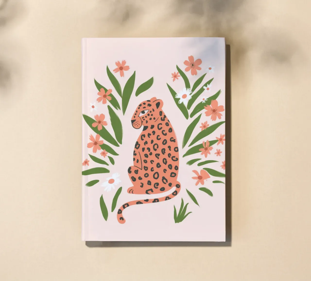 Floral Leopard notebook by Artie Shifa