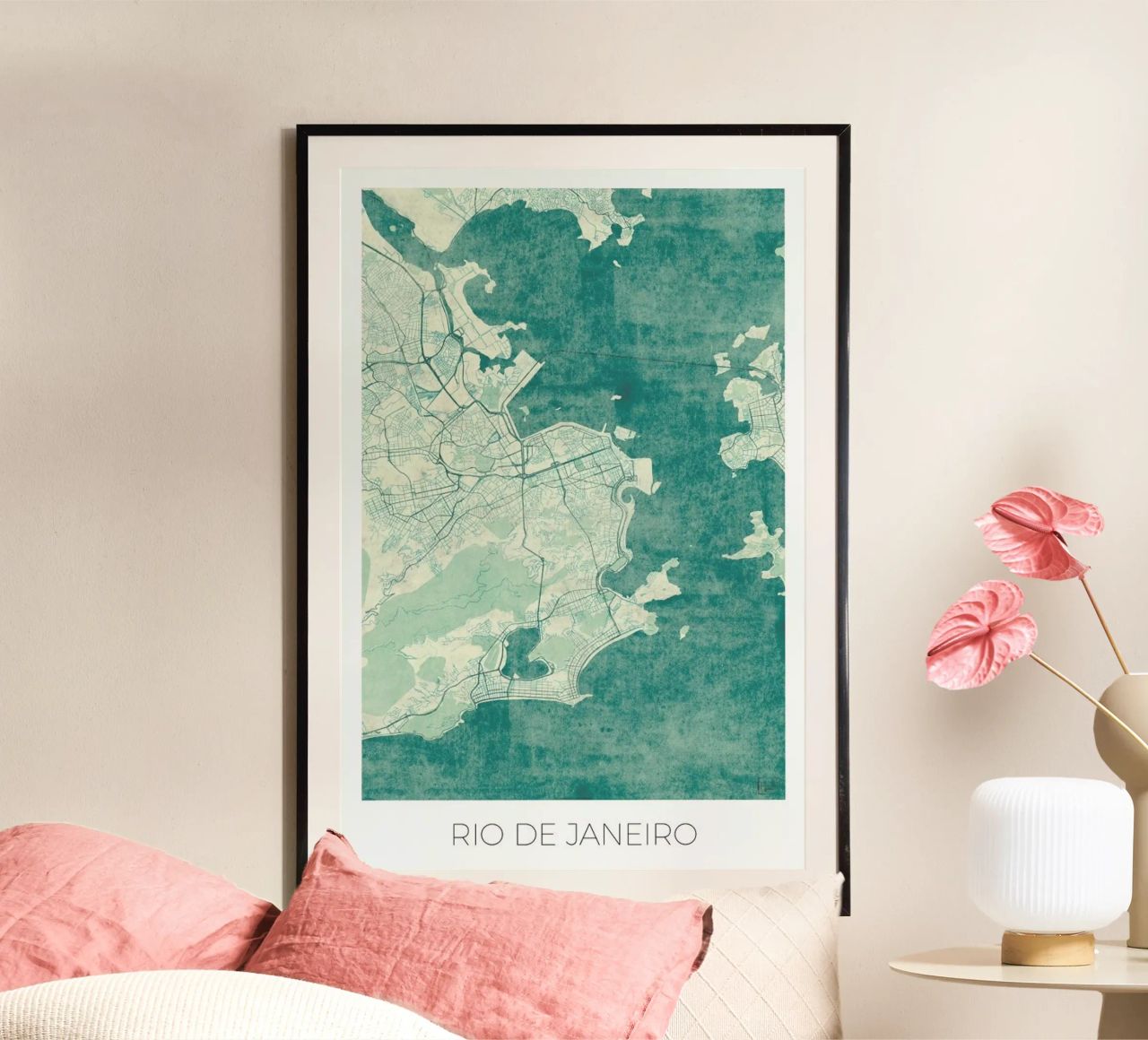 Rio de Janeiro Vintage poster de Hubert Roguski