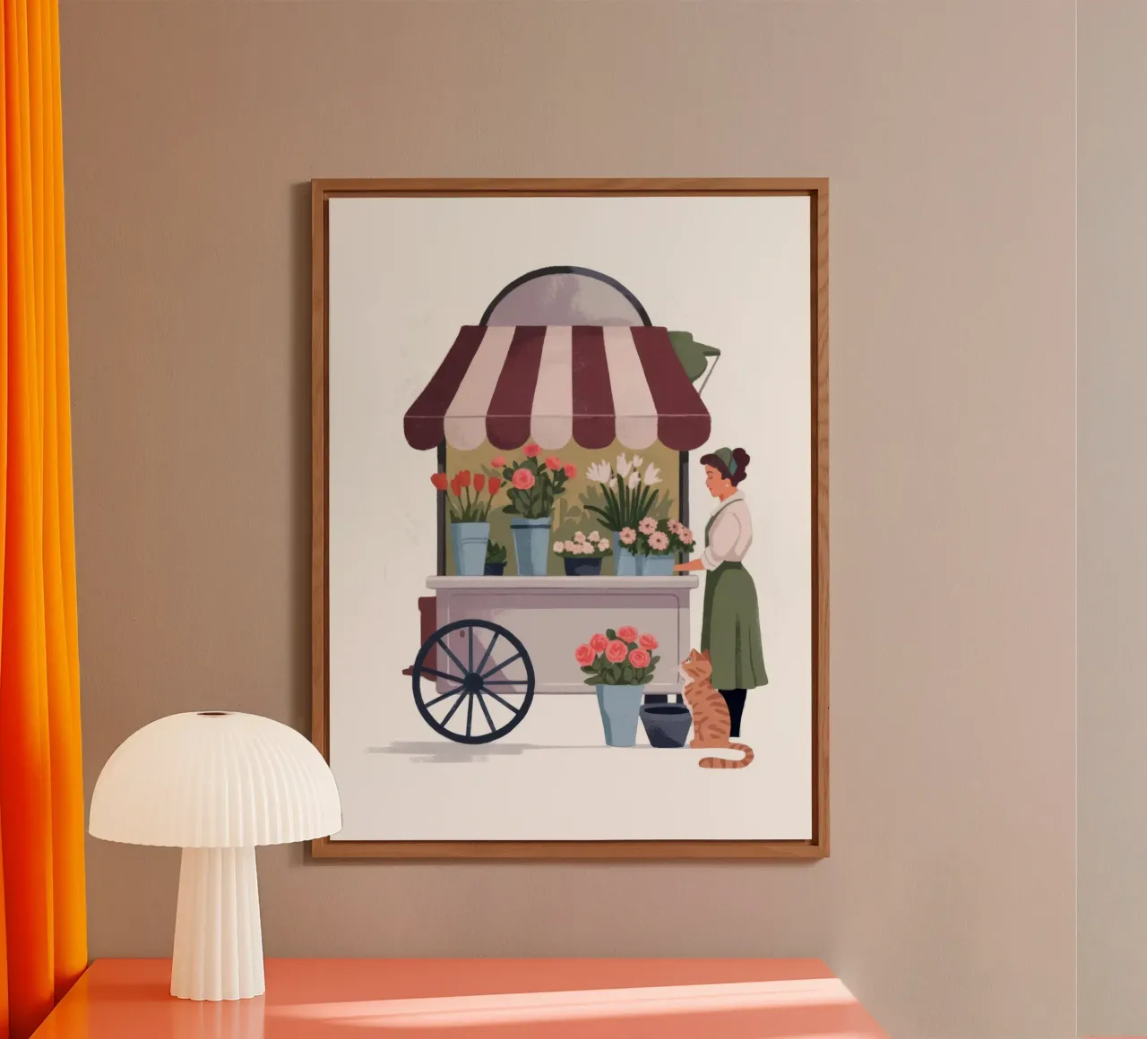 Carrello dei fiori alluminio dibond da Artie Shifa