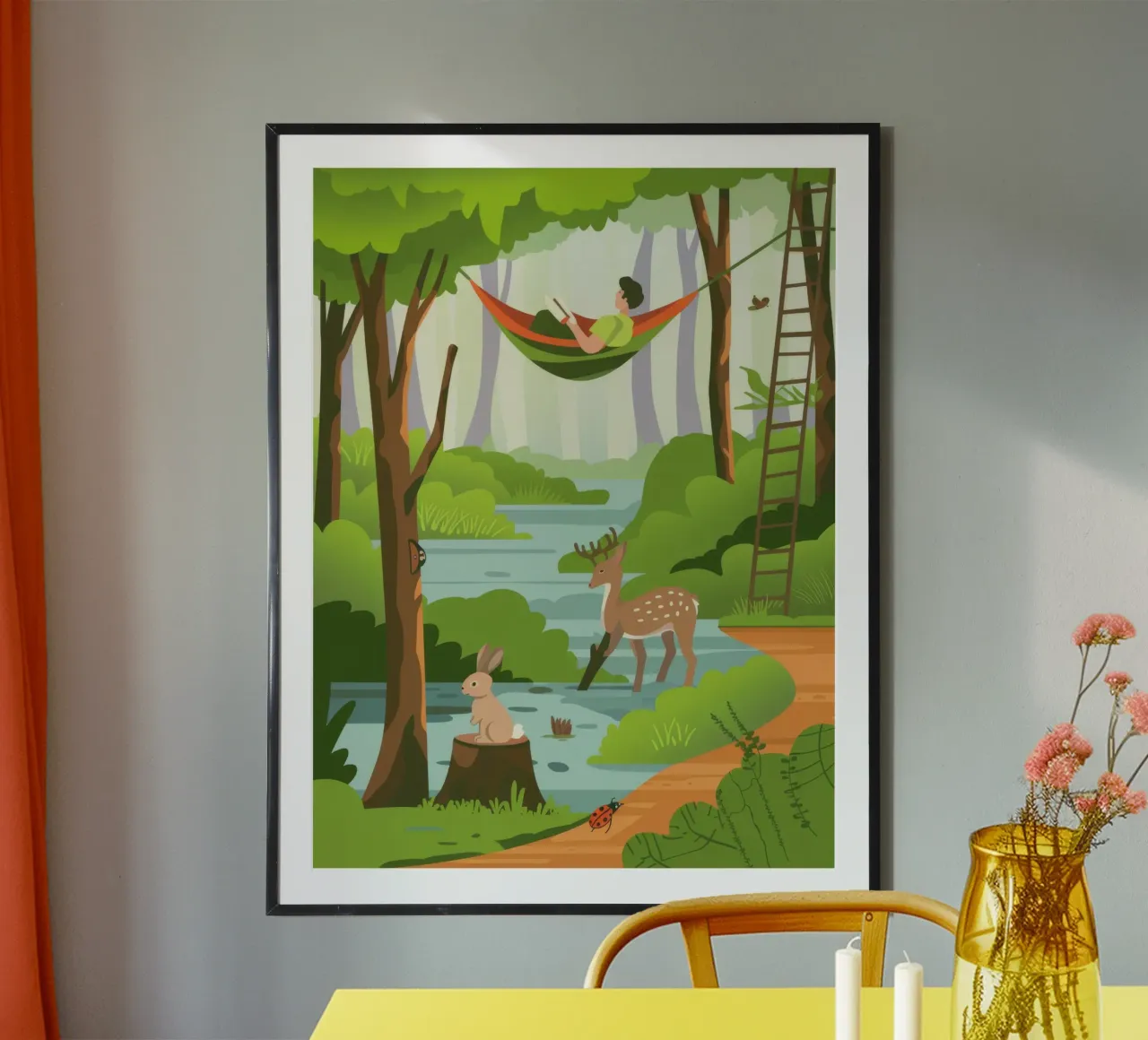 Armonia della foresta poster da Artie Shifa