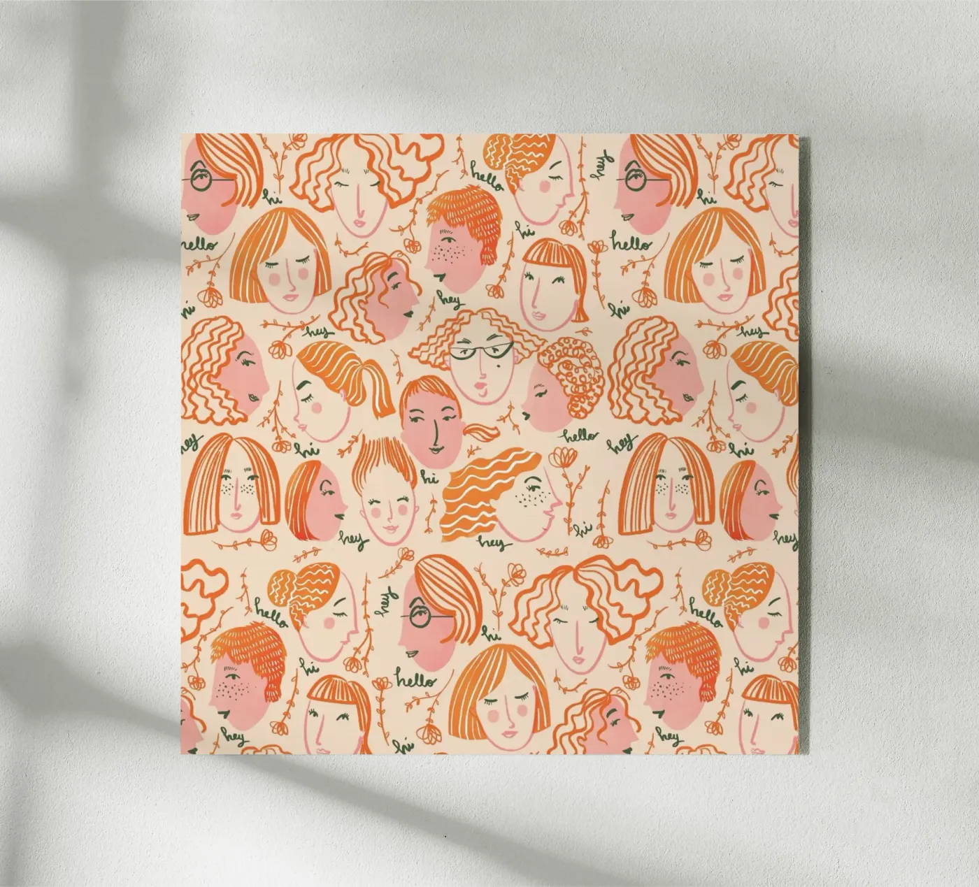 Greetings Acryl-Glas von Moira Scicluna Zahra