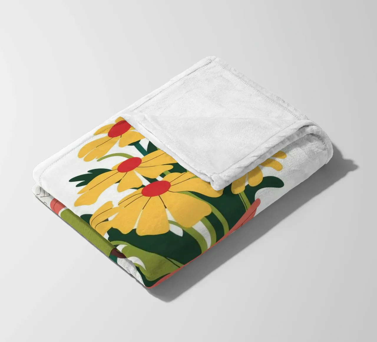 Harvest Bounty fleece blanket by Artie Shifa