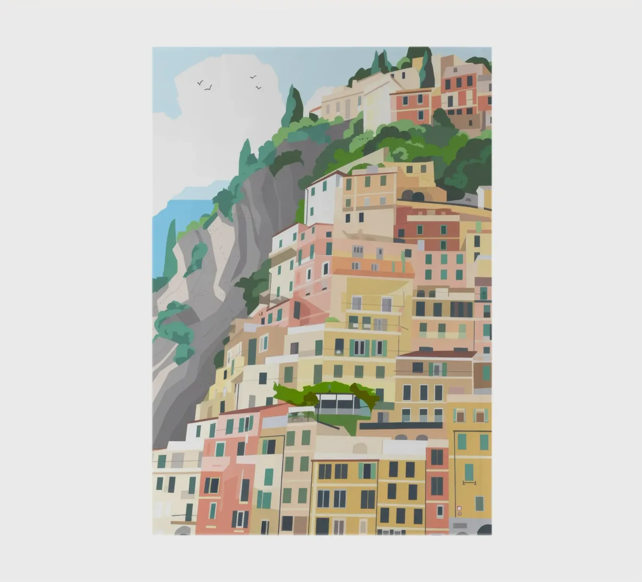 Hillside Haven notebook by Artie Shifa