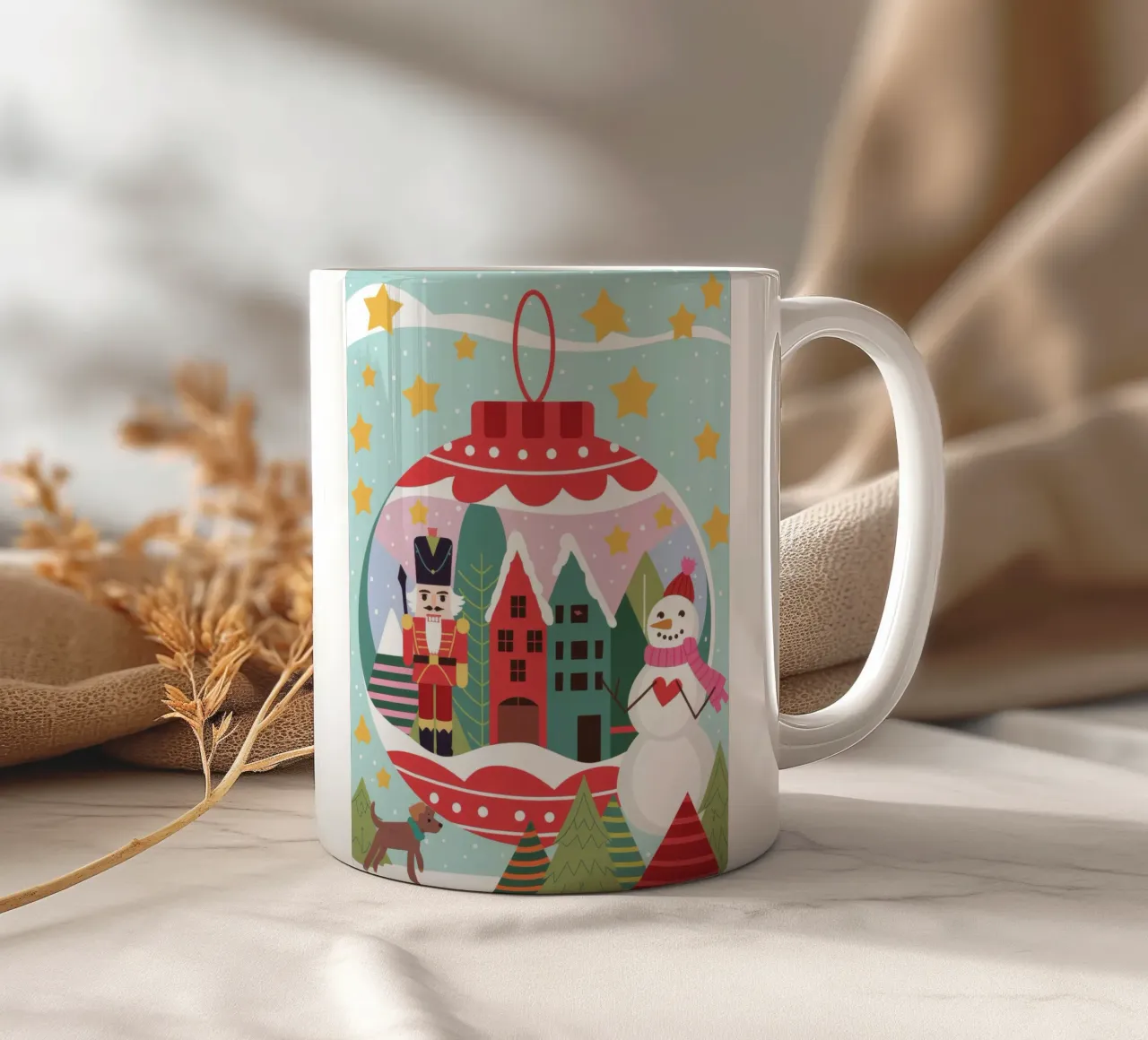 Magia delle vacanze tazza in ceramica da Artie Shifa