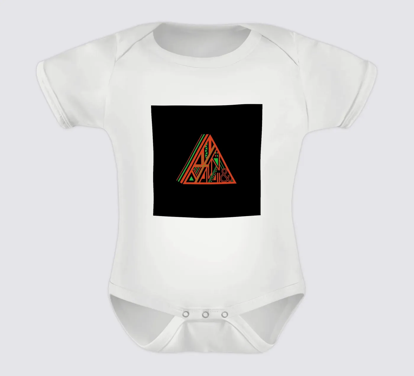 Triangle body neonato maniche corte da Petros Afshar