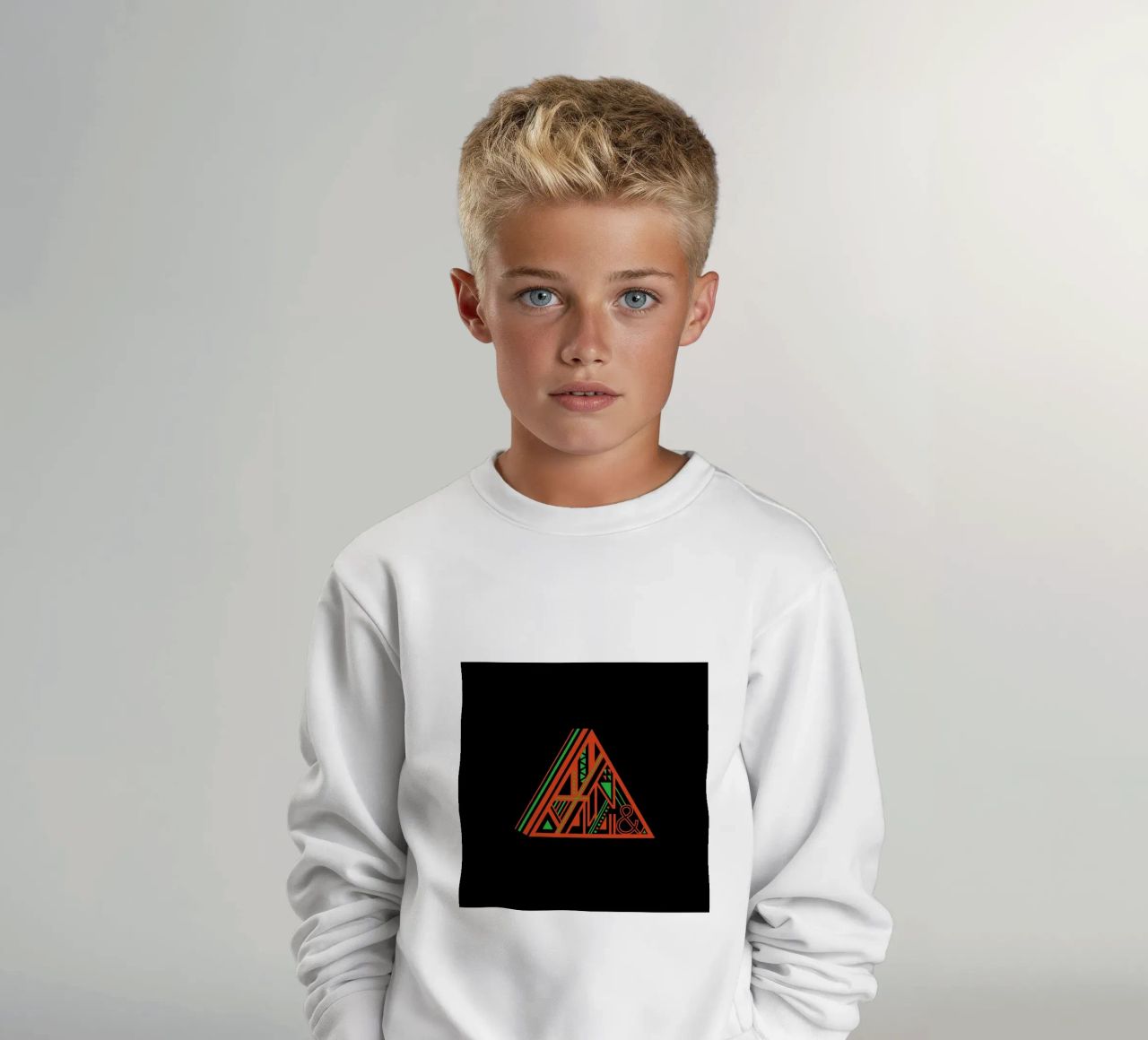 Triangle felpa bambino da Petros Afshar