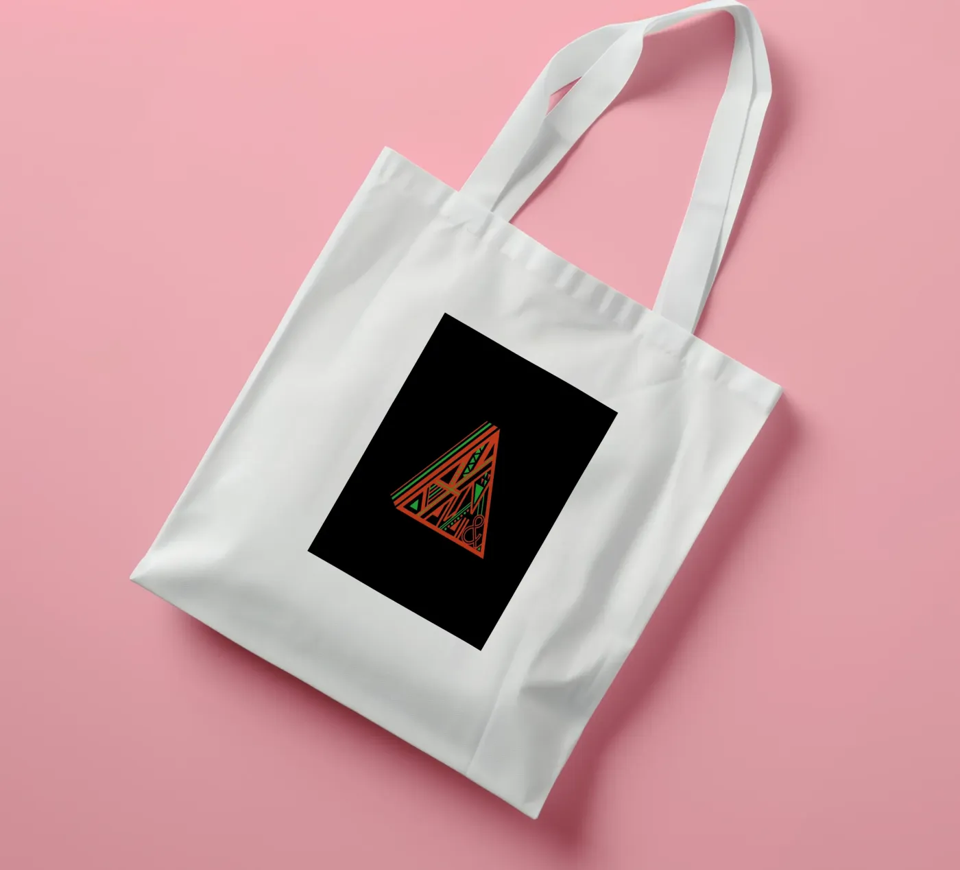 Triangle tote bag by Petros Afshar