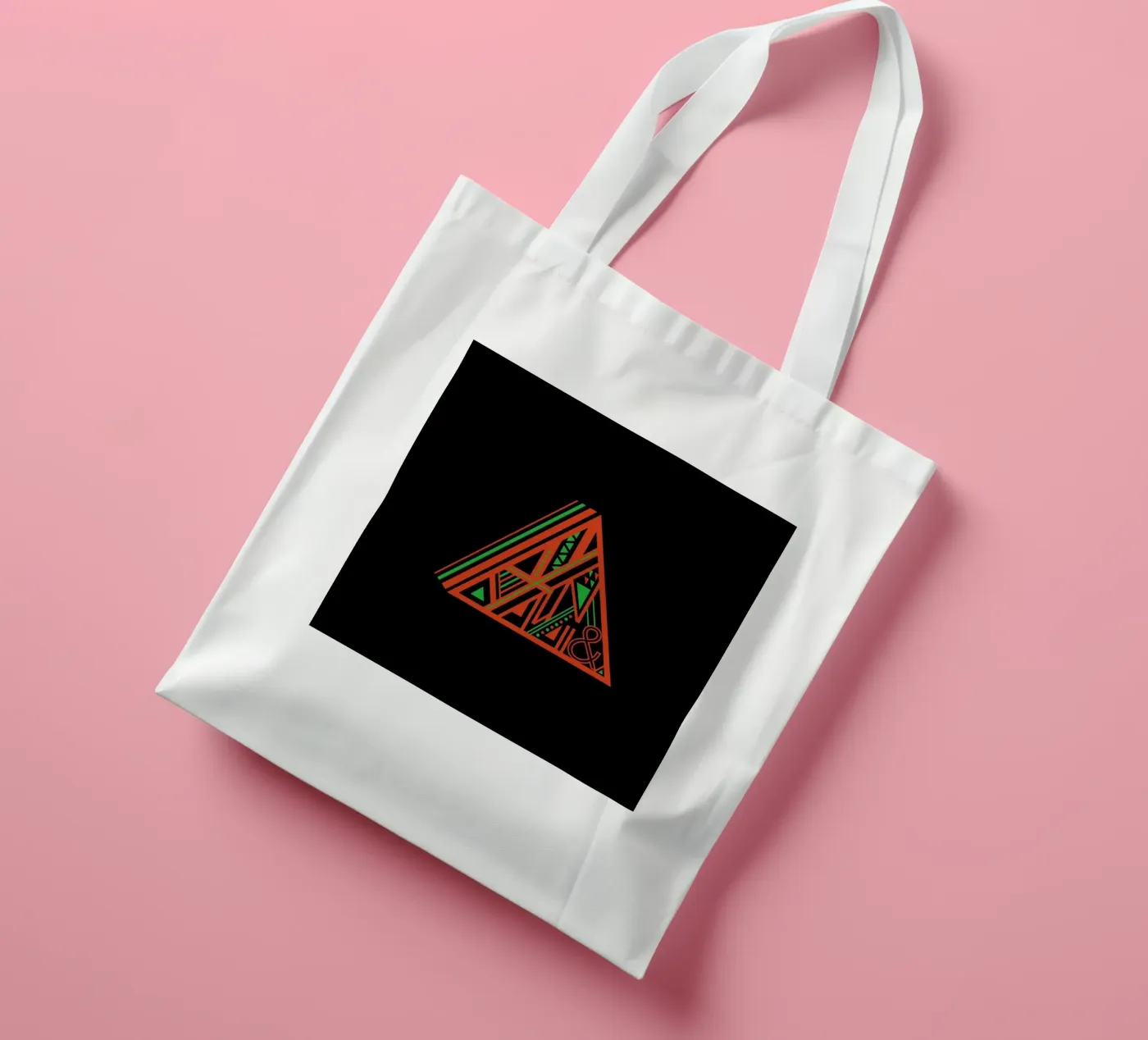 Triangle tote bag by Petros Afshar