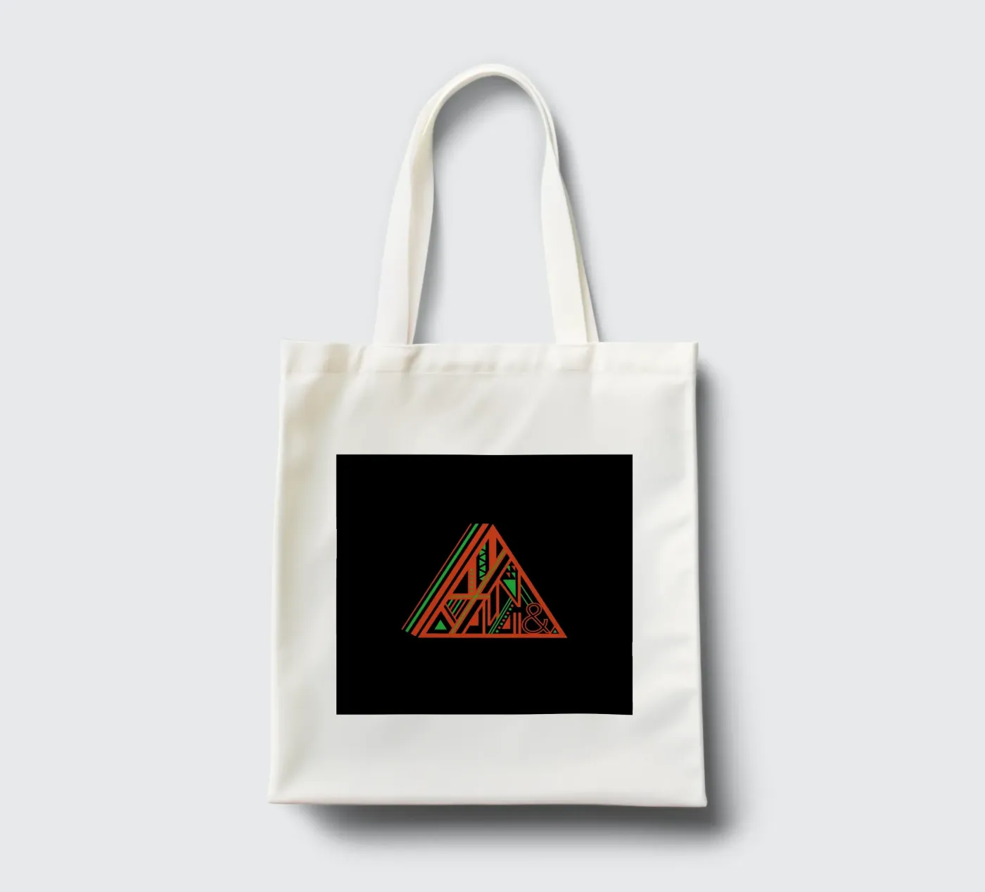 Triangle tote bag by Petros Afshar