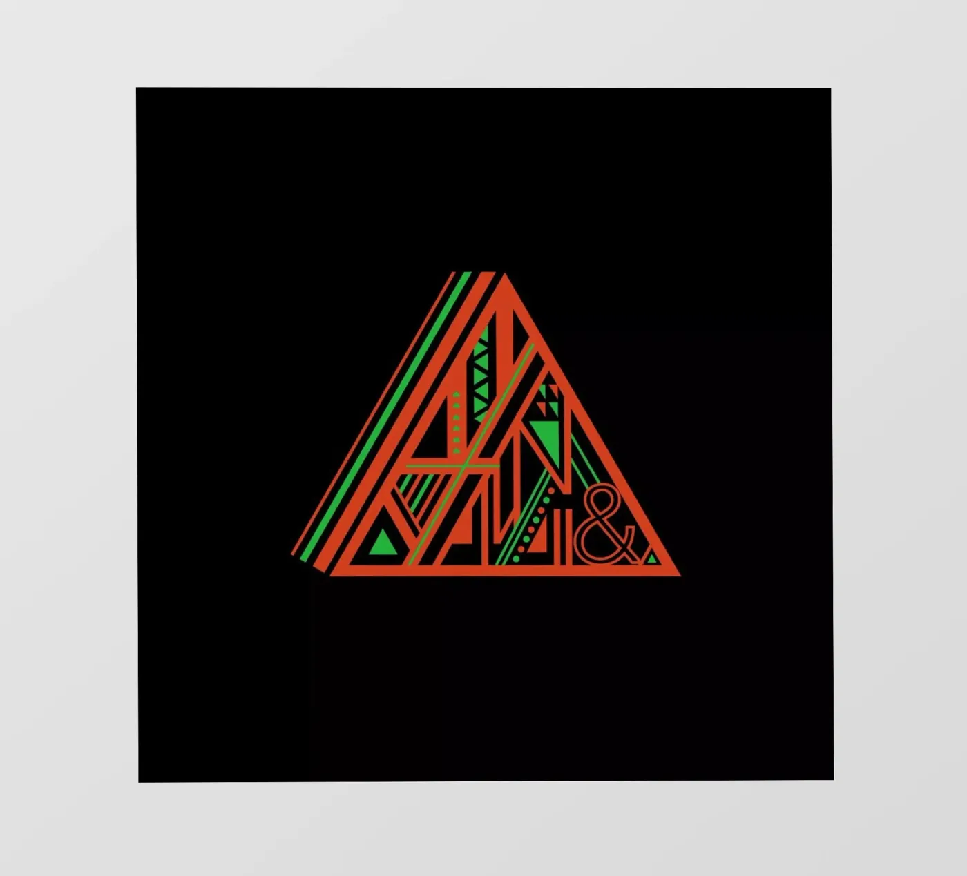 Triangle backlit folie van Petros Afshar