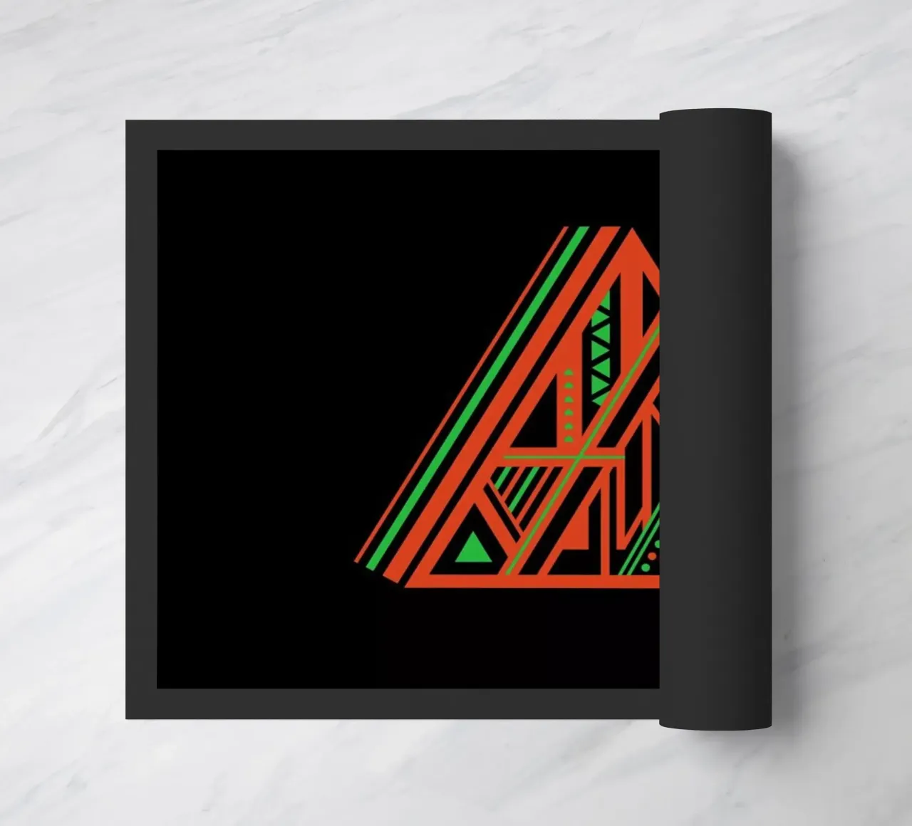 Triangle doormat by Petros Afshar