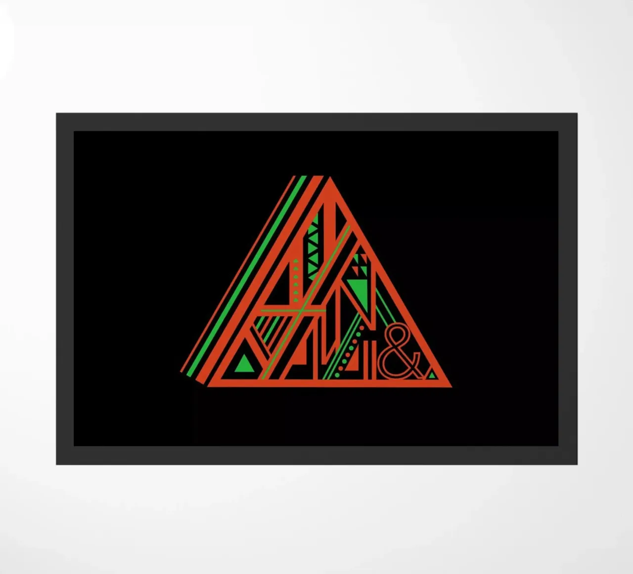 Triangle doormat by Petros Afshar