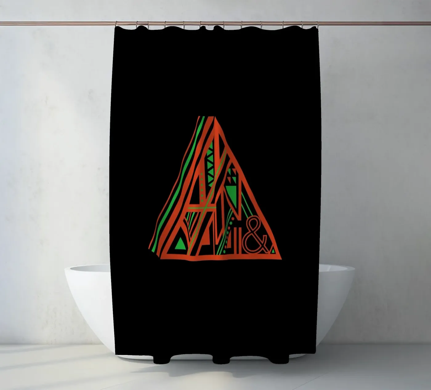 Triangle Duschvorhang von Petros Afshar