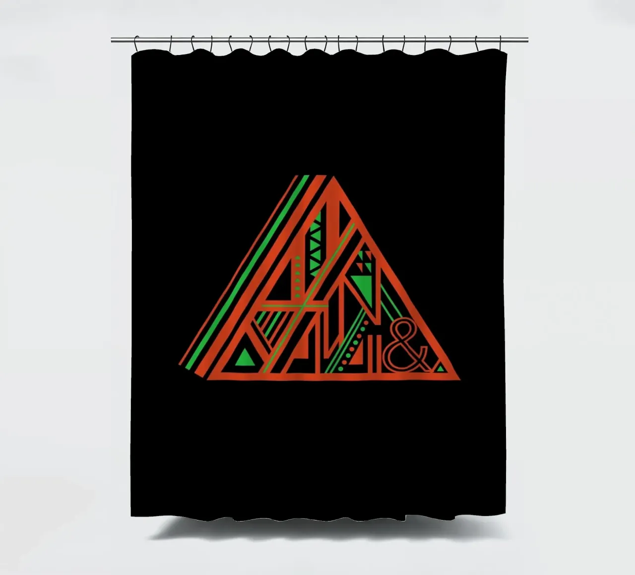 Triangle Duschvorhang von Petros Afshar