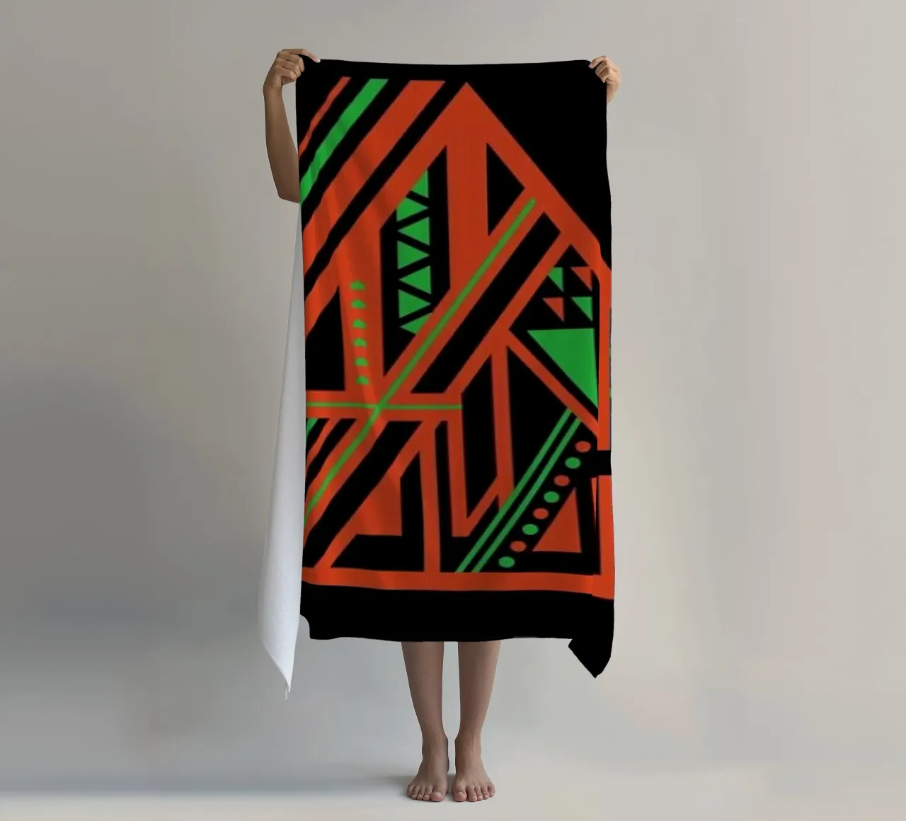 Triangle beach towel by Petros Afshar